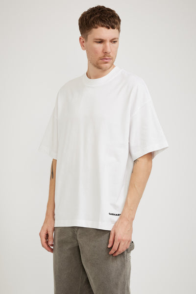 Carhartt WIP | S/S Link Script T-Shirt White / Black | Maplestore