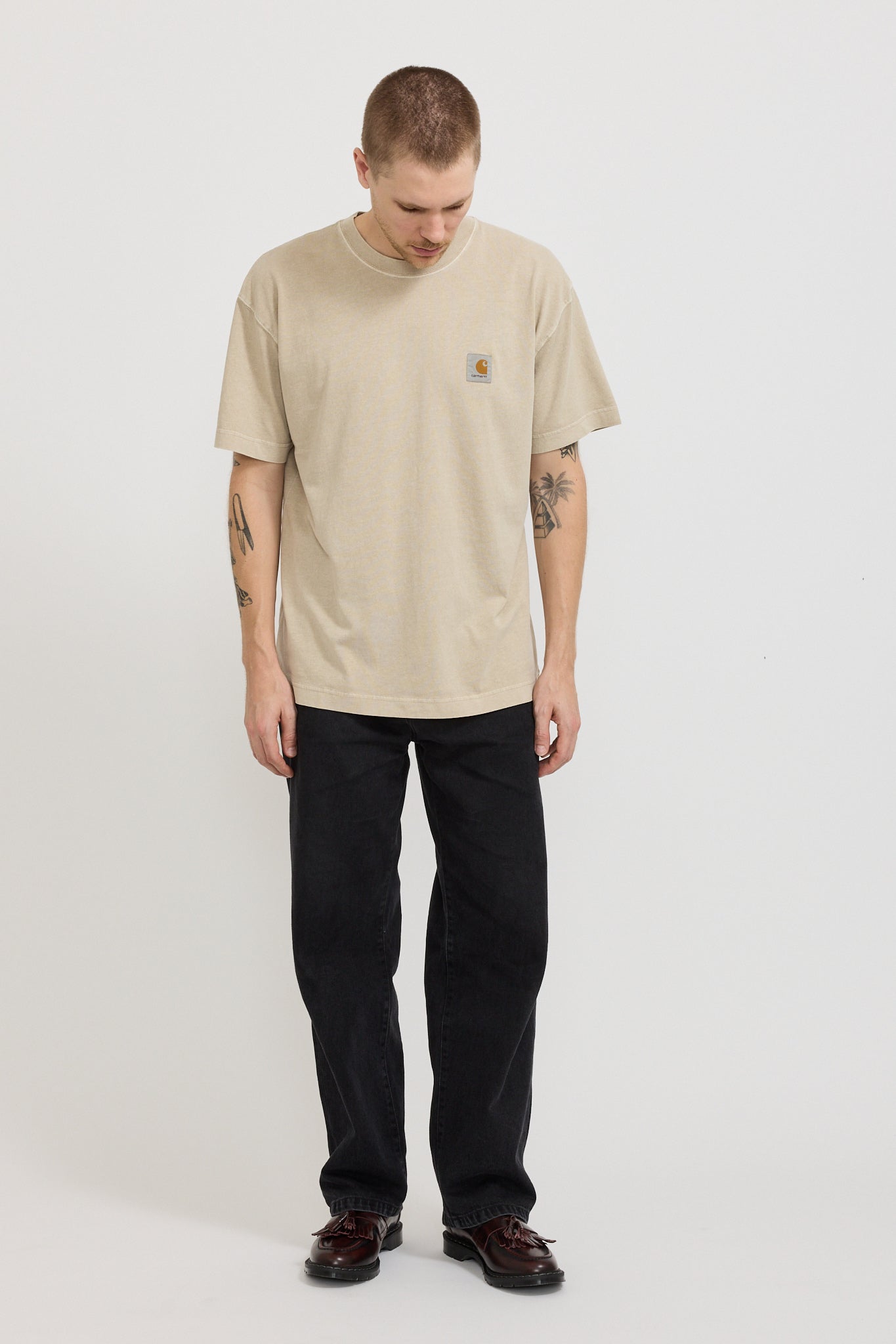 S/S Nelson T-Shirt Fleur De Sel