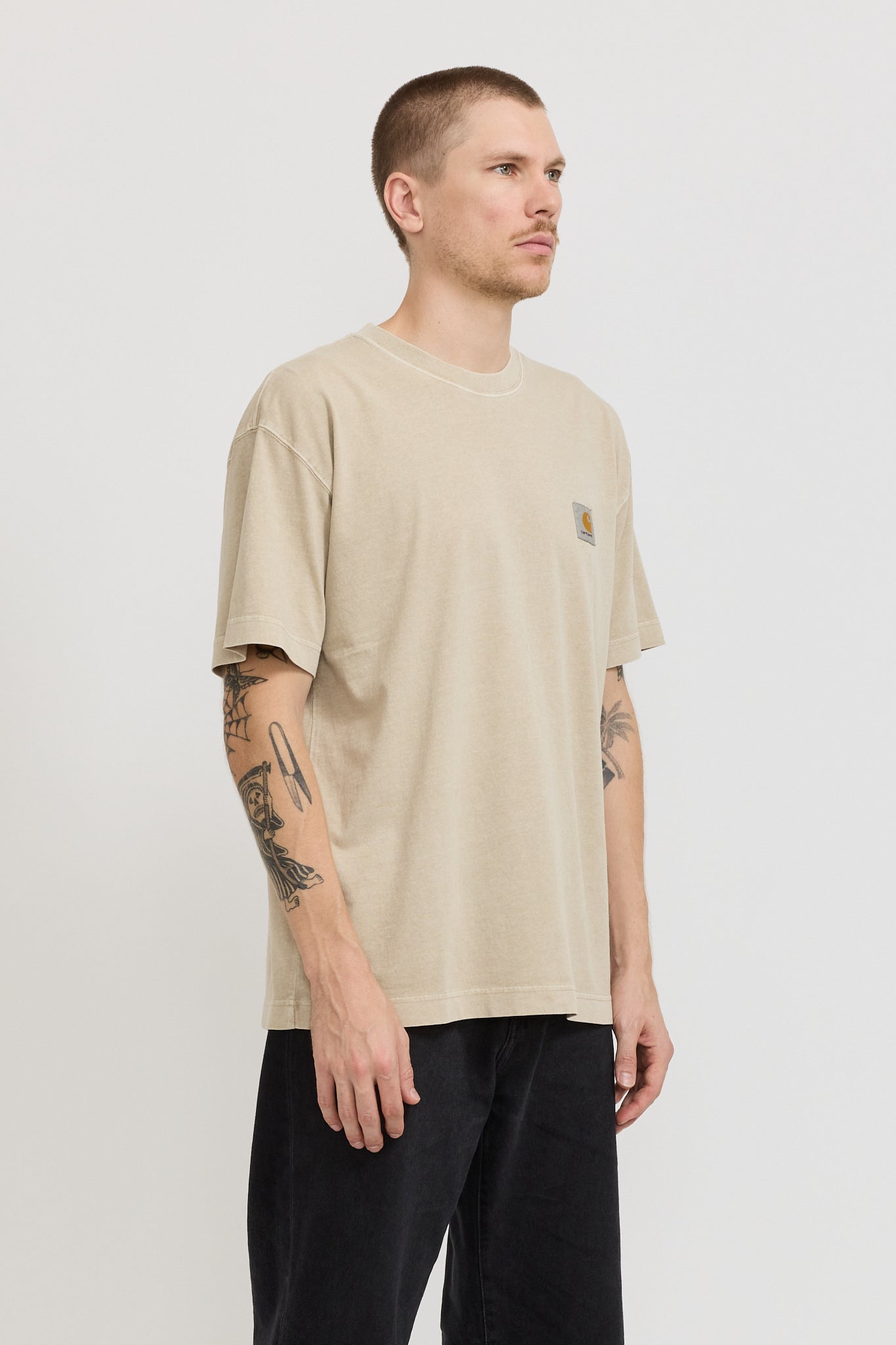 S/S Nelson T-Shirt Fleur De Sel
