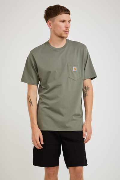 Carhartt WIP | S/S Pocket T-Shirt Smoke Green | Maplestore