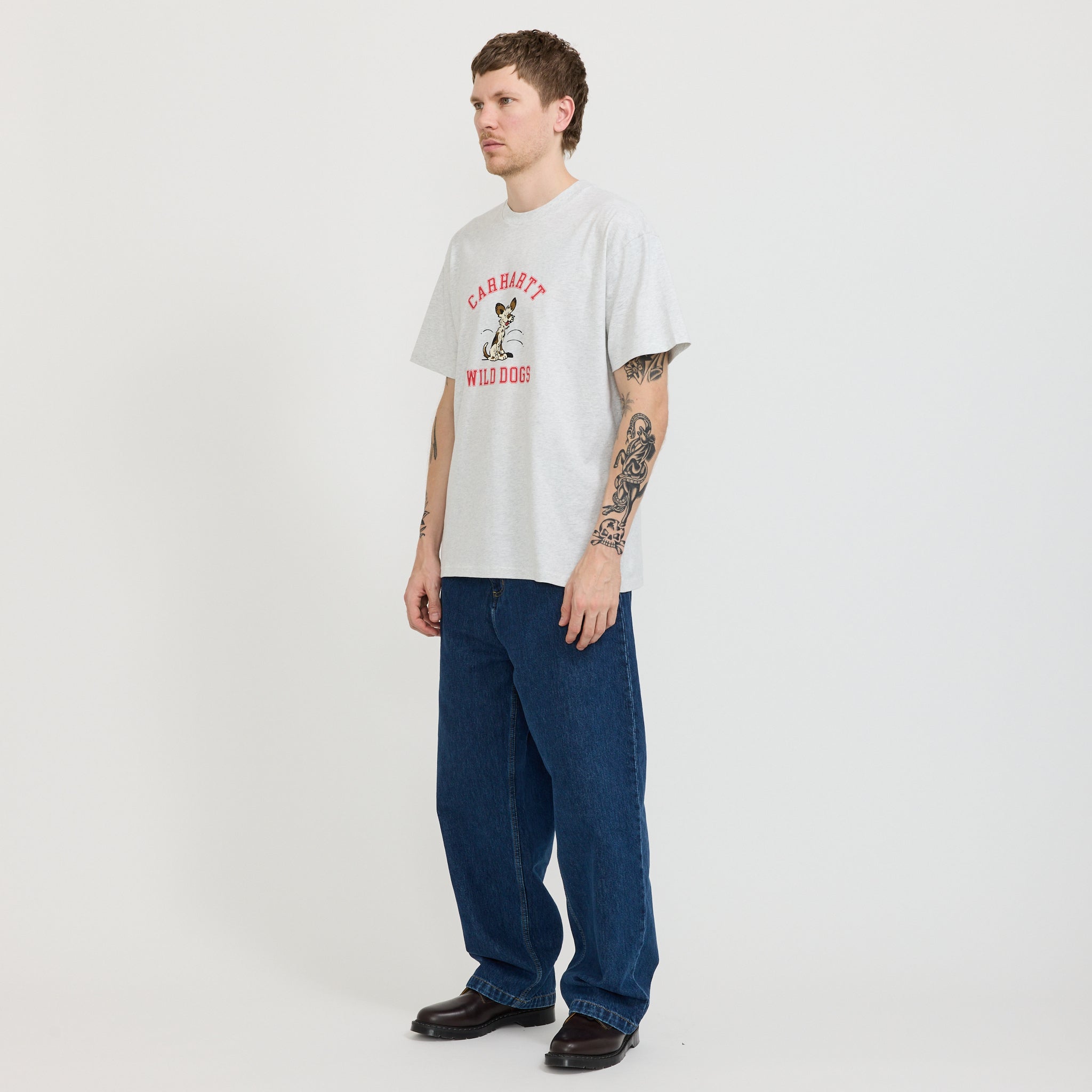 Carhartt WIP | S/S Wild Dog T-Shirt Ash Heather | Maplestore