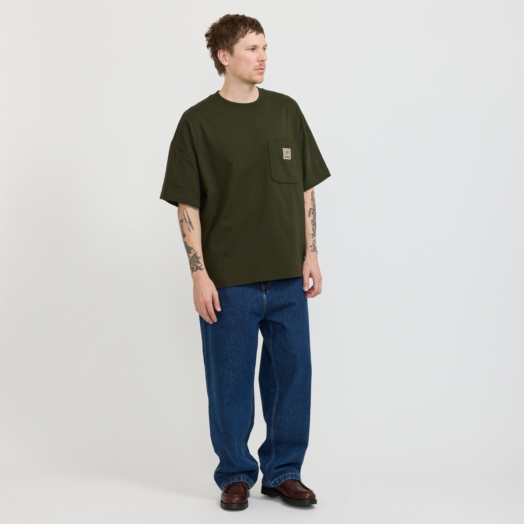 Carhartt WIP | S/S Work Pocket T-Shirt Olive | Maplestore