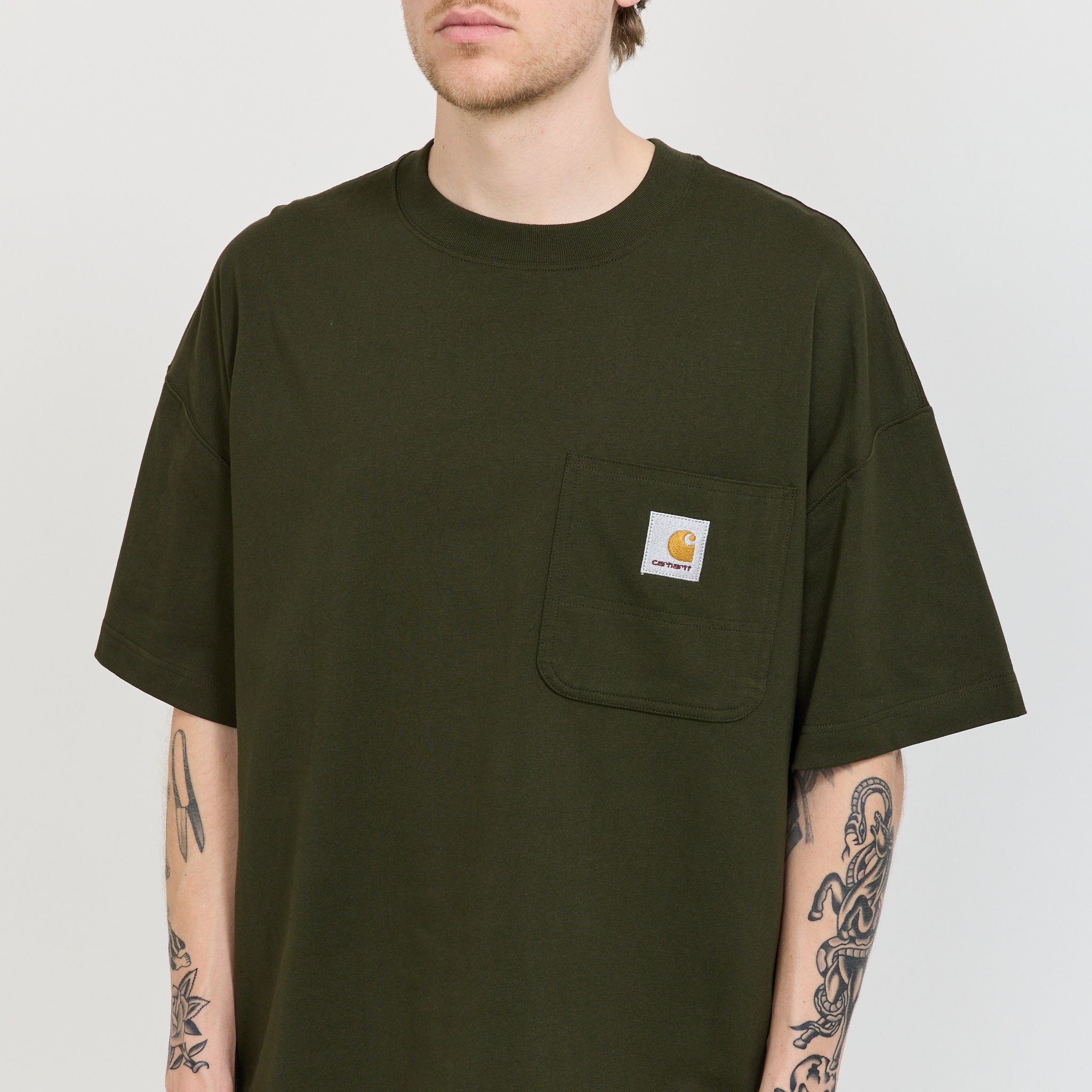 Carhartt WIP | S/S Work Pocket T-Shirt Olive | Maplestore