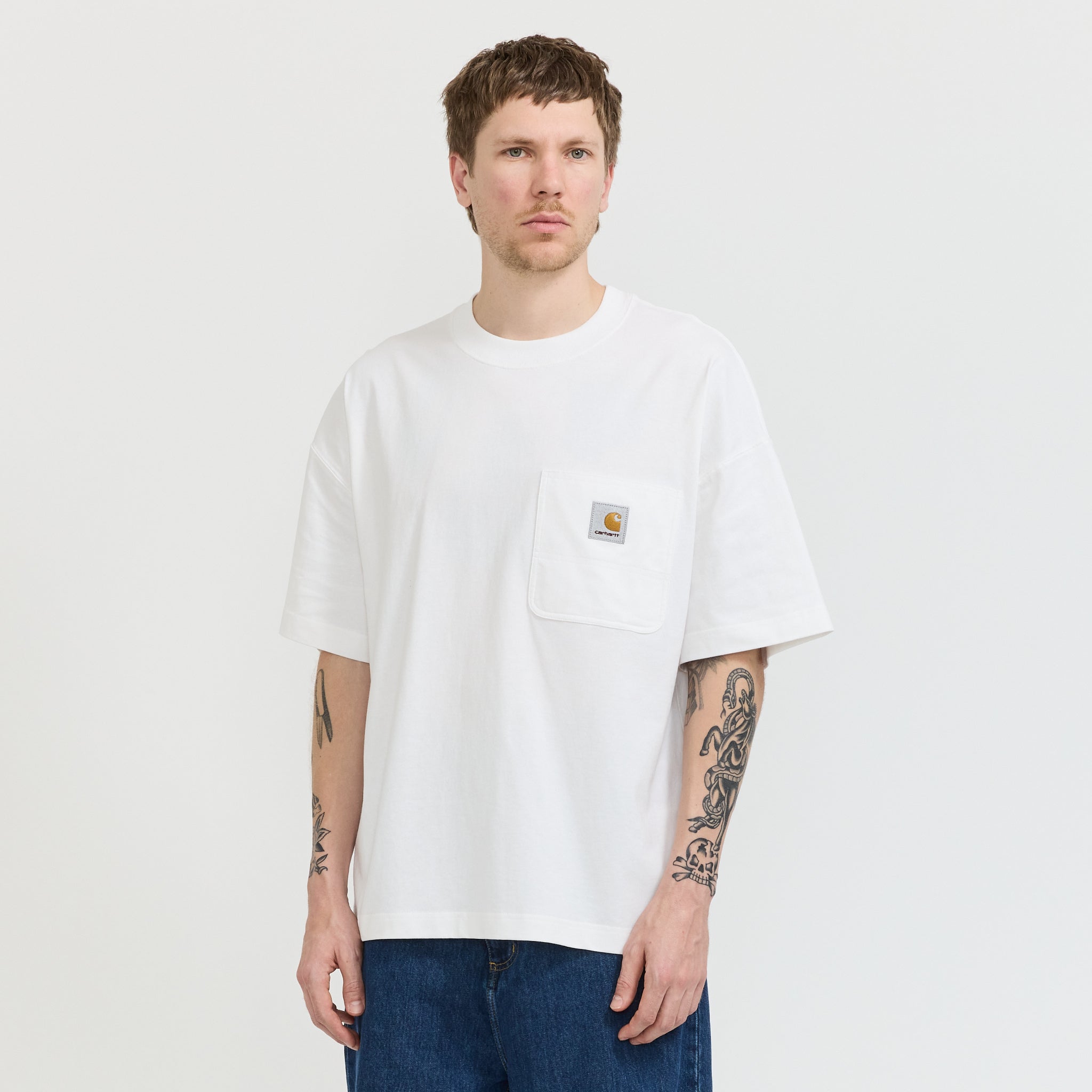 Carhartt WIP | S/S Work Pocket T-Shirt White | Maplestore