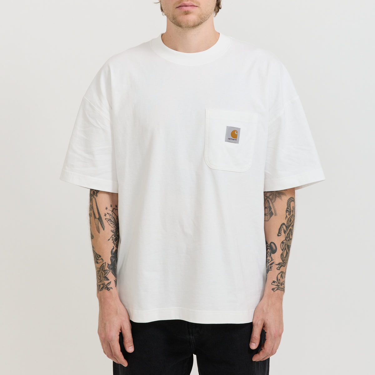 S/S Work Pocket T-Shirt White