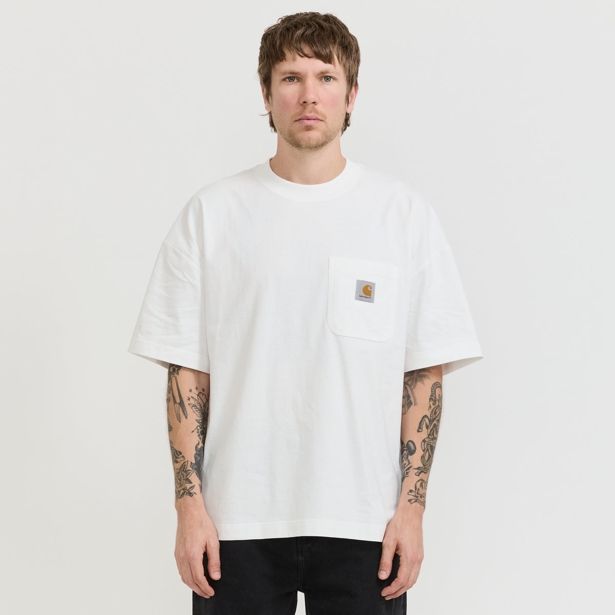 S/S Work Pocket T-Shirt White