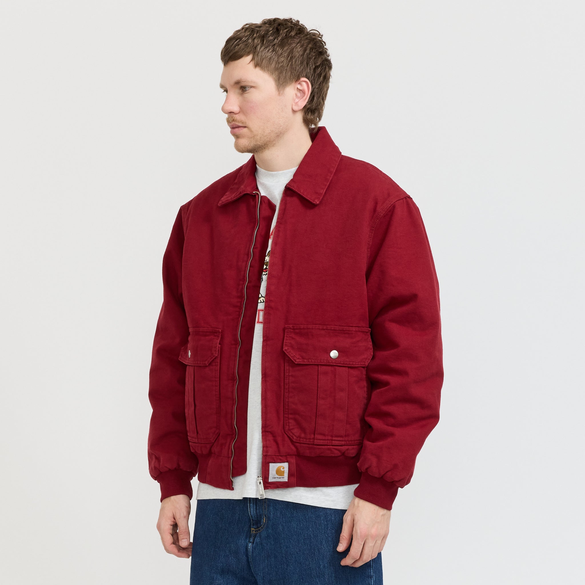 Carhartt WIP | Stanton Jacket Scarlet | Maplestore