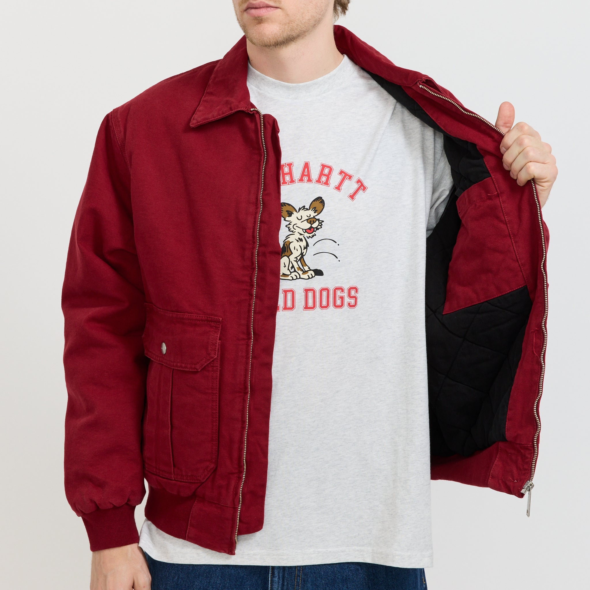 Carhartt WIP | Stanton Jacket Scarlet | Maplestore