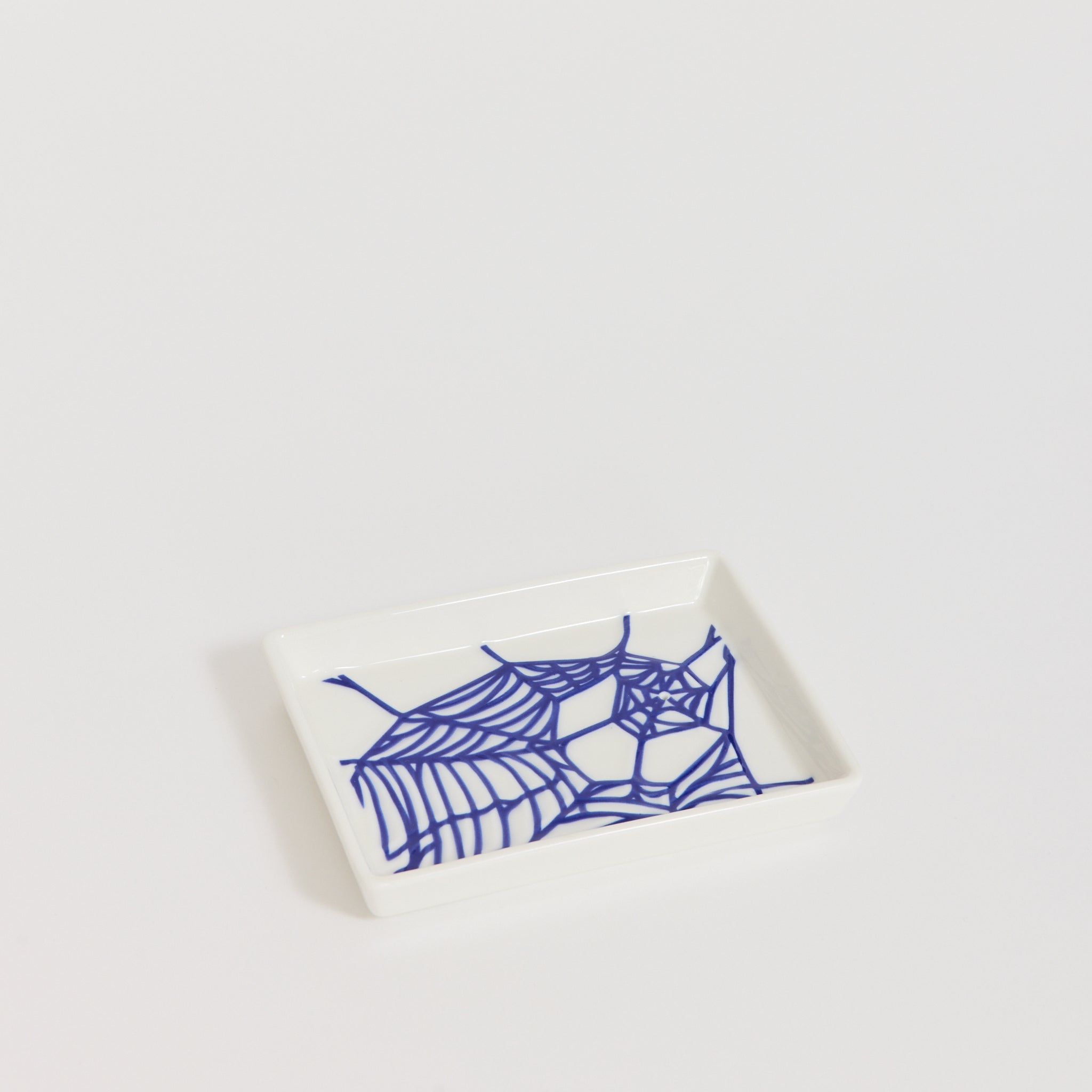 Theory and Practice Incense Tray White/Blue