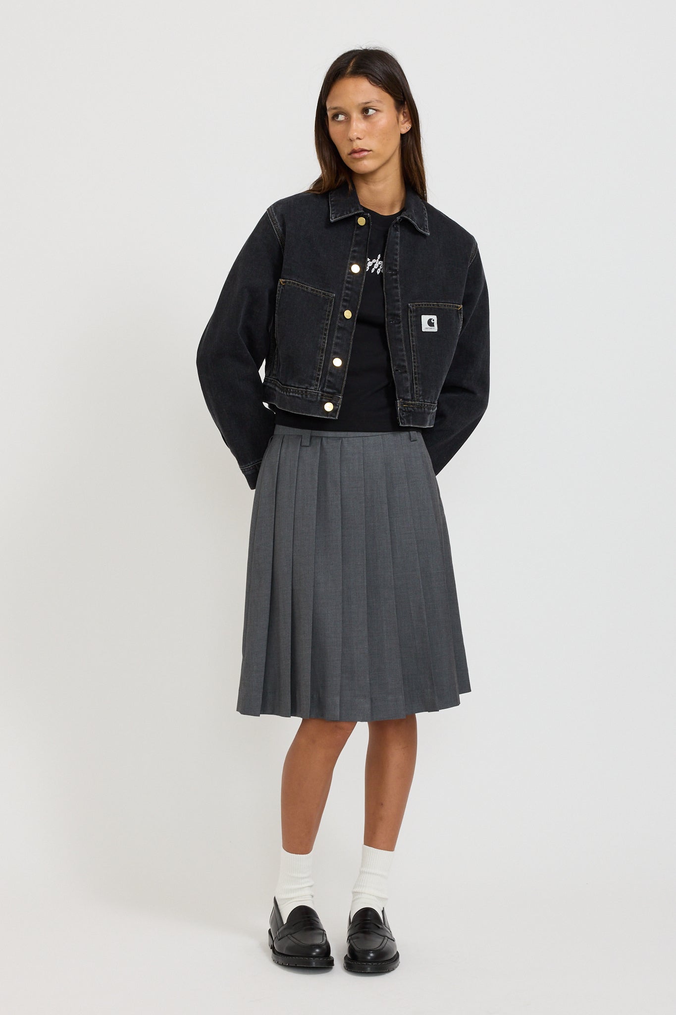 Women's Arca Jacket Black Stone Washed