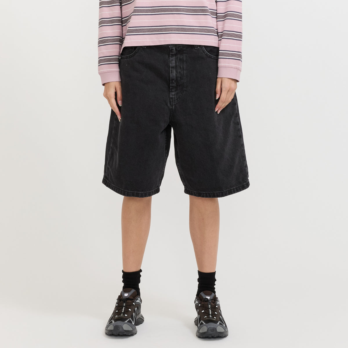 Women's Brandon Short Black Stone Washed