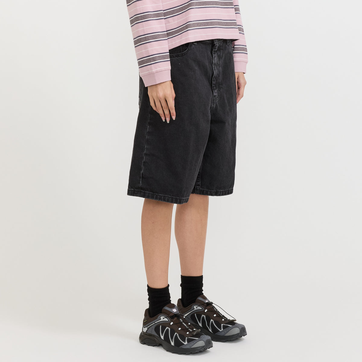 Women's Brandon Short Black Stone Washed