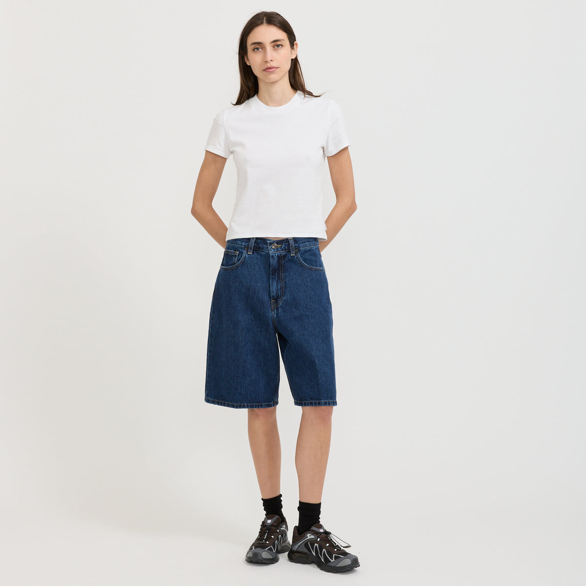 Women's Brandon Short Blue Stone Washed