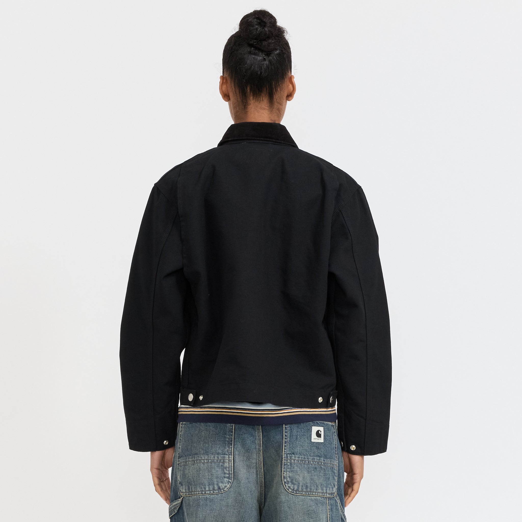 Women's OG Detroit Jacket Black/Black Rinsed