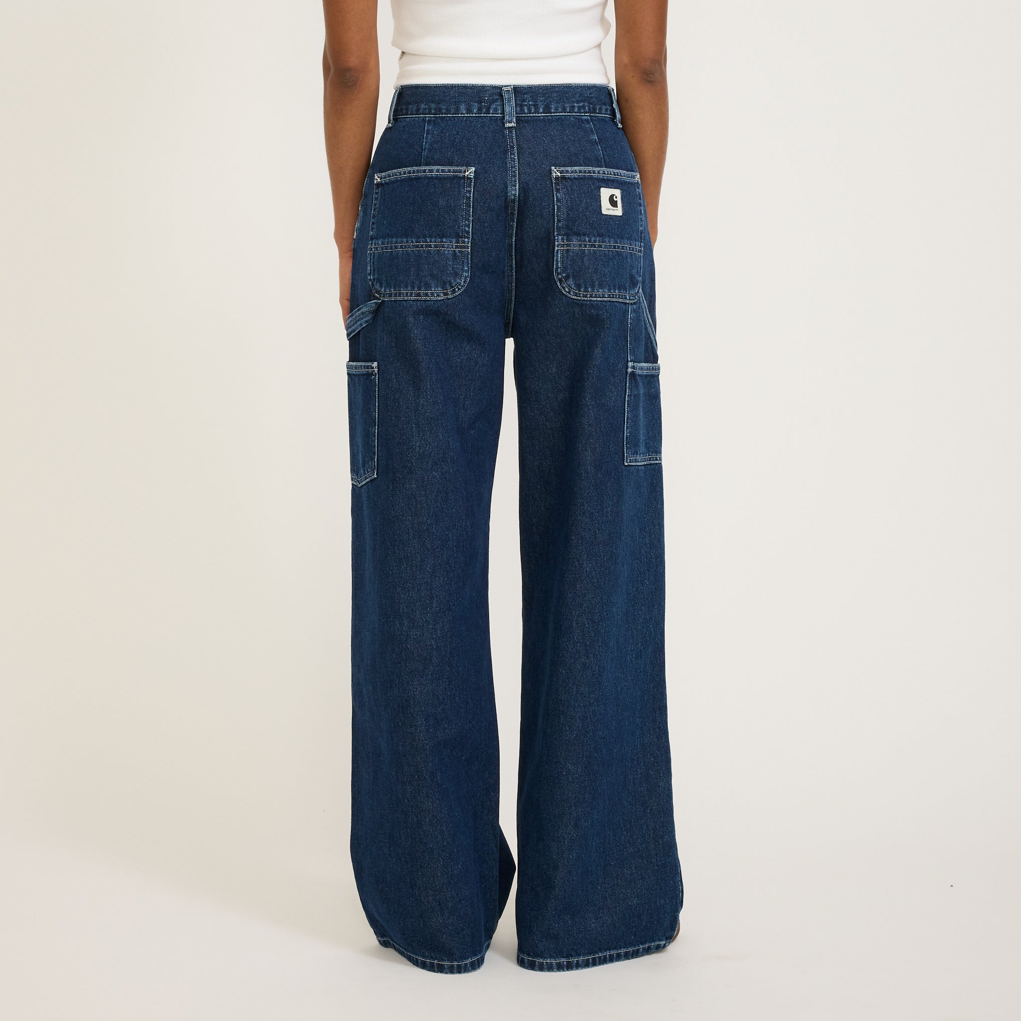 Carhartt WIP | Womens Jens Pant Marshfield Blue Stone Washed | Maplestore