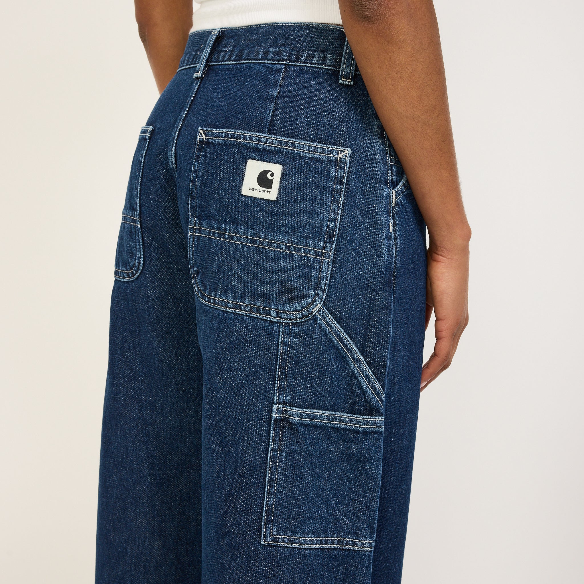 Carhartt WIP | Womens Jens Pant Marshfield Blue Stone Washed | Maplestore
