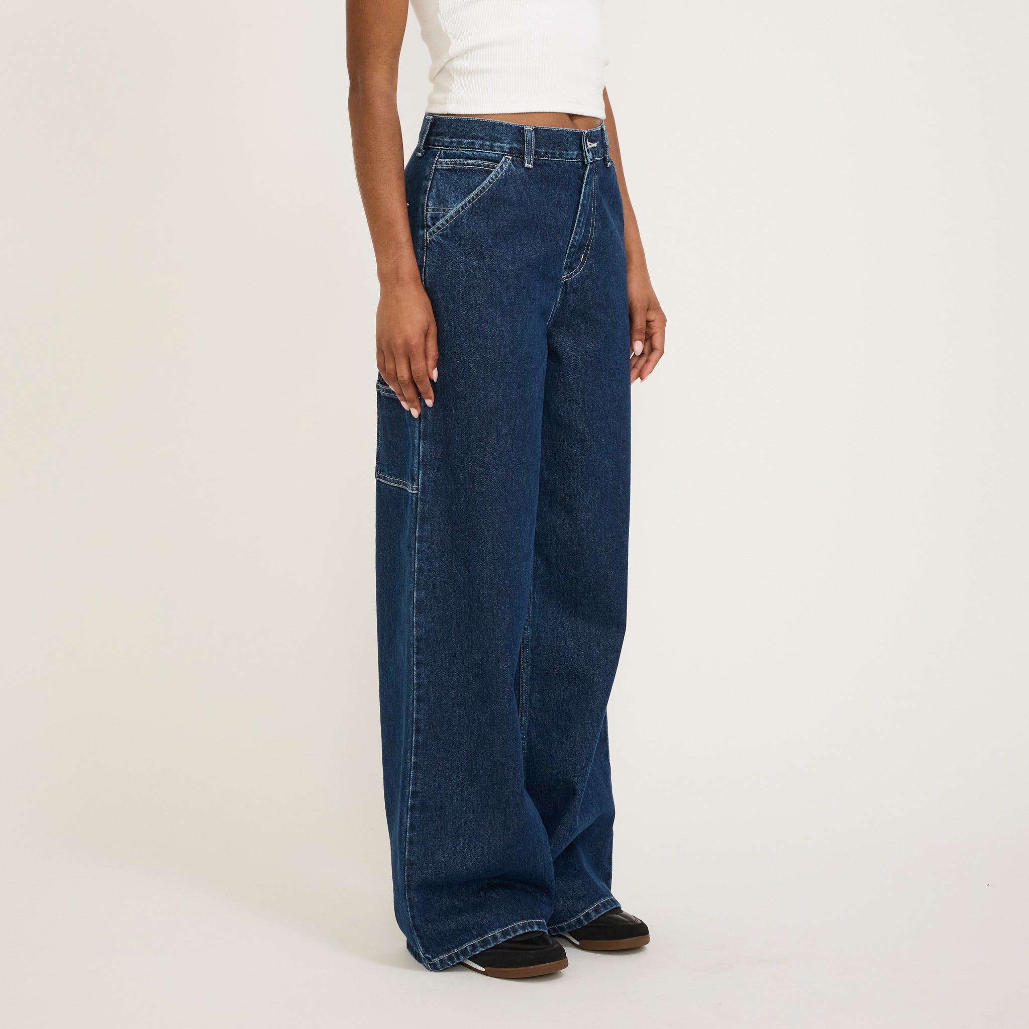 Carhartt WIP | Womens Jens Pant Marshfield Blue Stone Washed | Maplestore