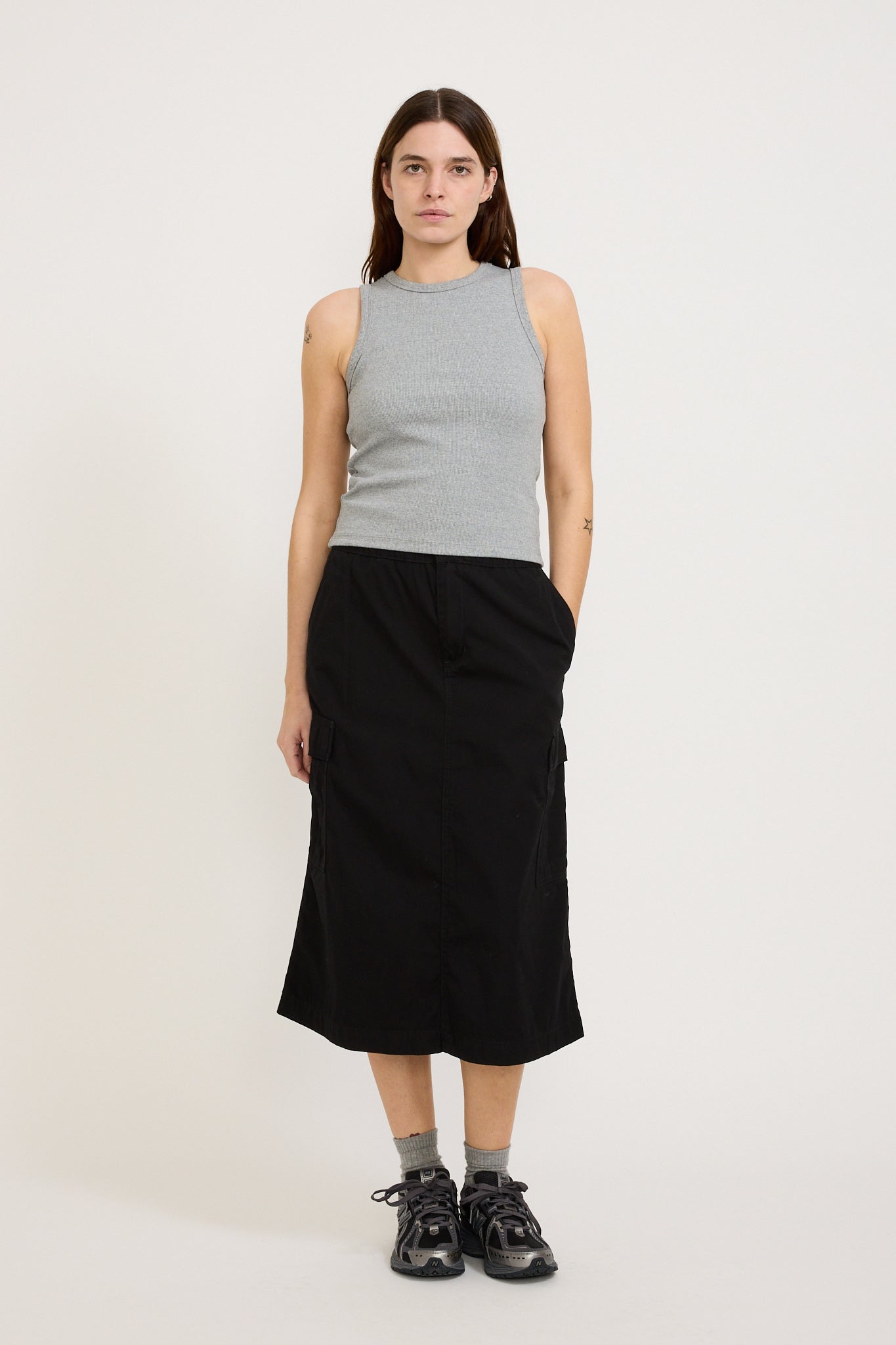 Women's Jet Cargo Skirt Black