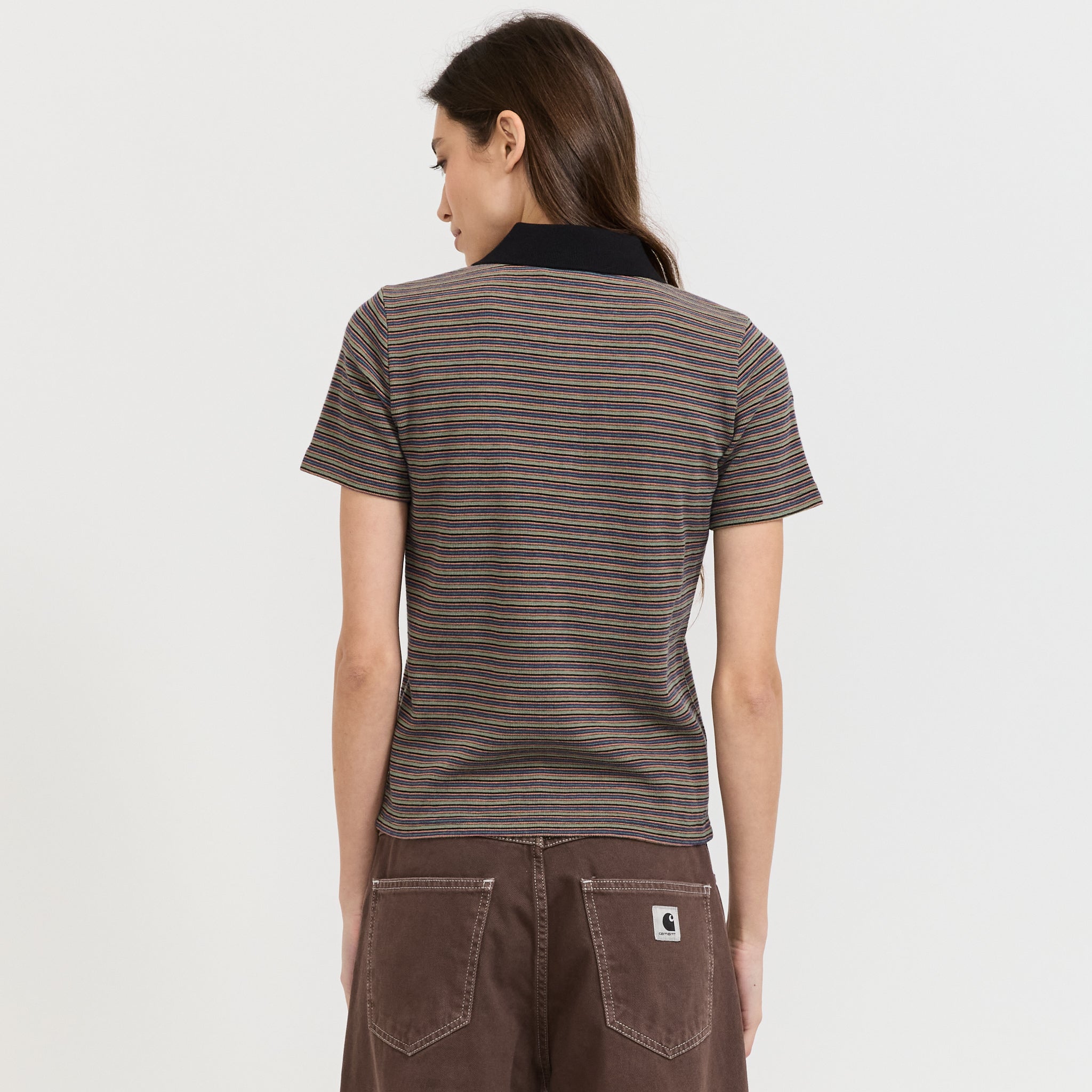 S/S Dion Polo Dion Stripe Lily