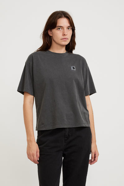 Carhartt WIP | Women's S/S Nelson T-Shirt Charcoal Garment Dyed | Maplestore