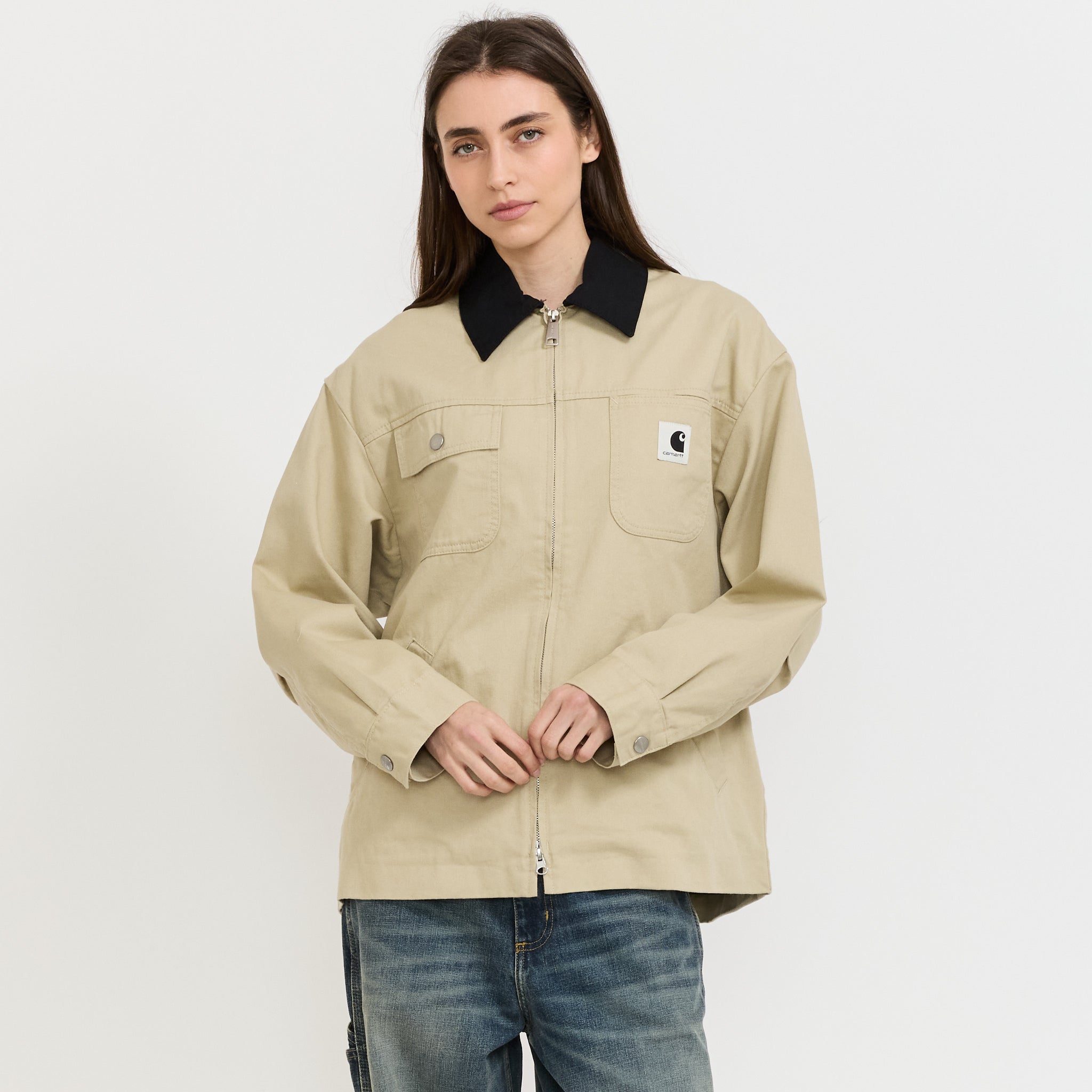 Womens Dana Jacket Barchan/Black Rinsed