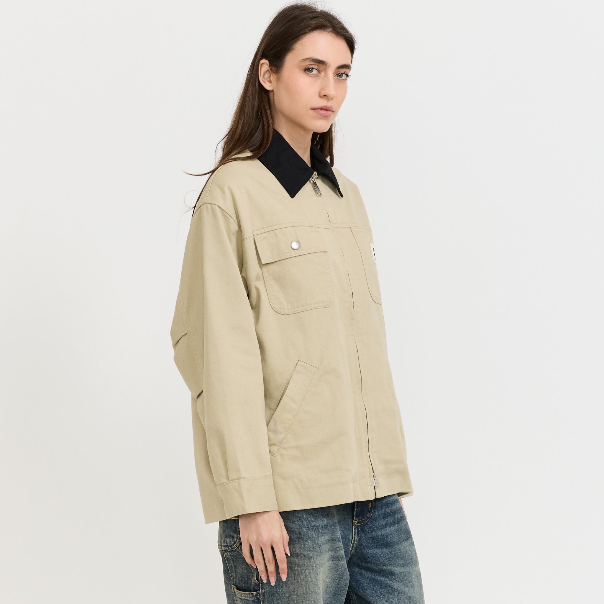 Womens Dana Jacket Barchan/Black Rinsed