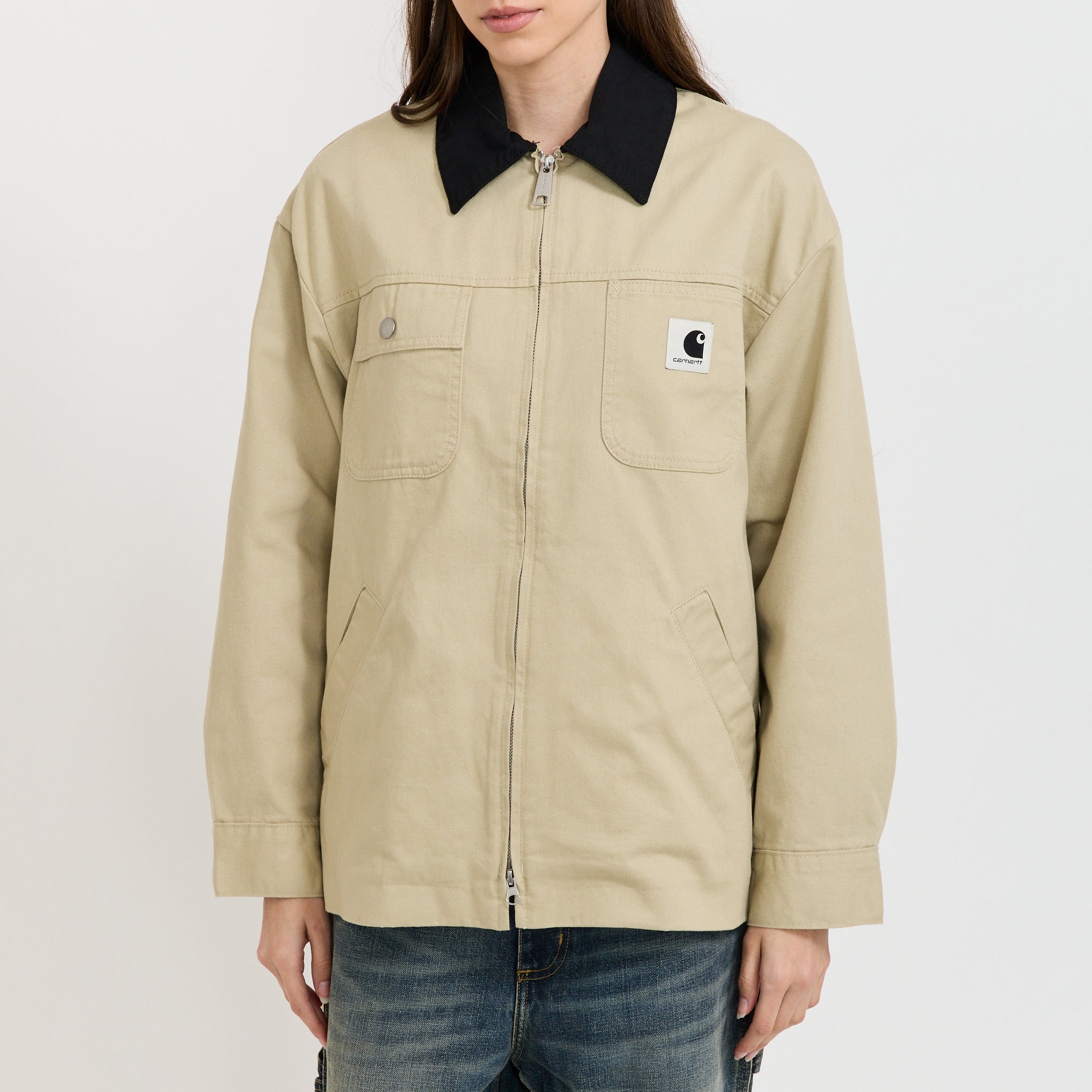 Womens Dana Jacket Barchan/Black Rinsed