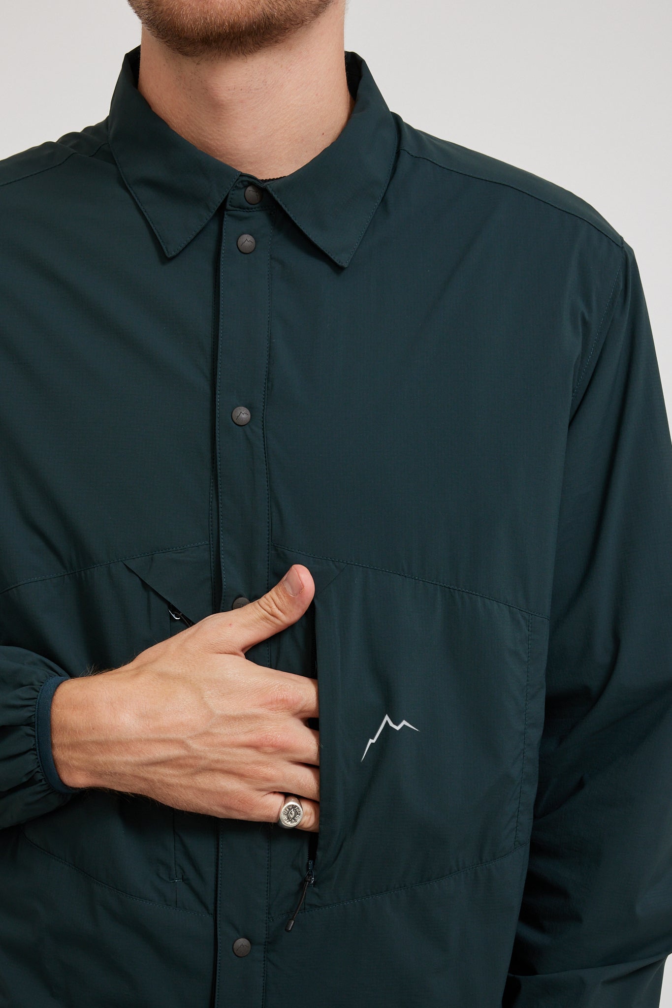 Cayl | Alpha Hiker Shirts Dark Green | Maplestore