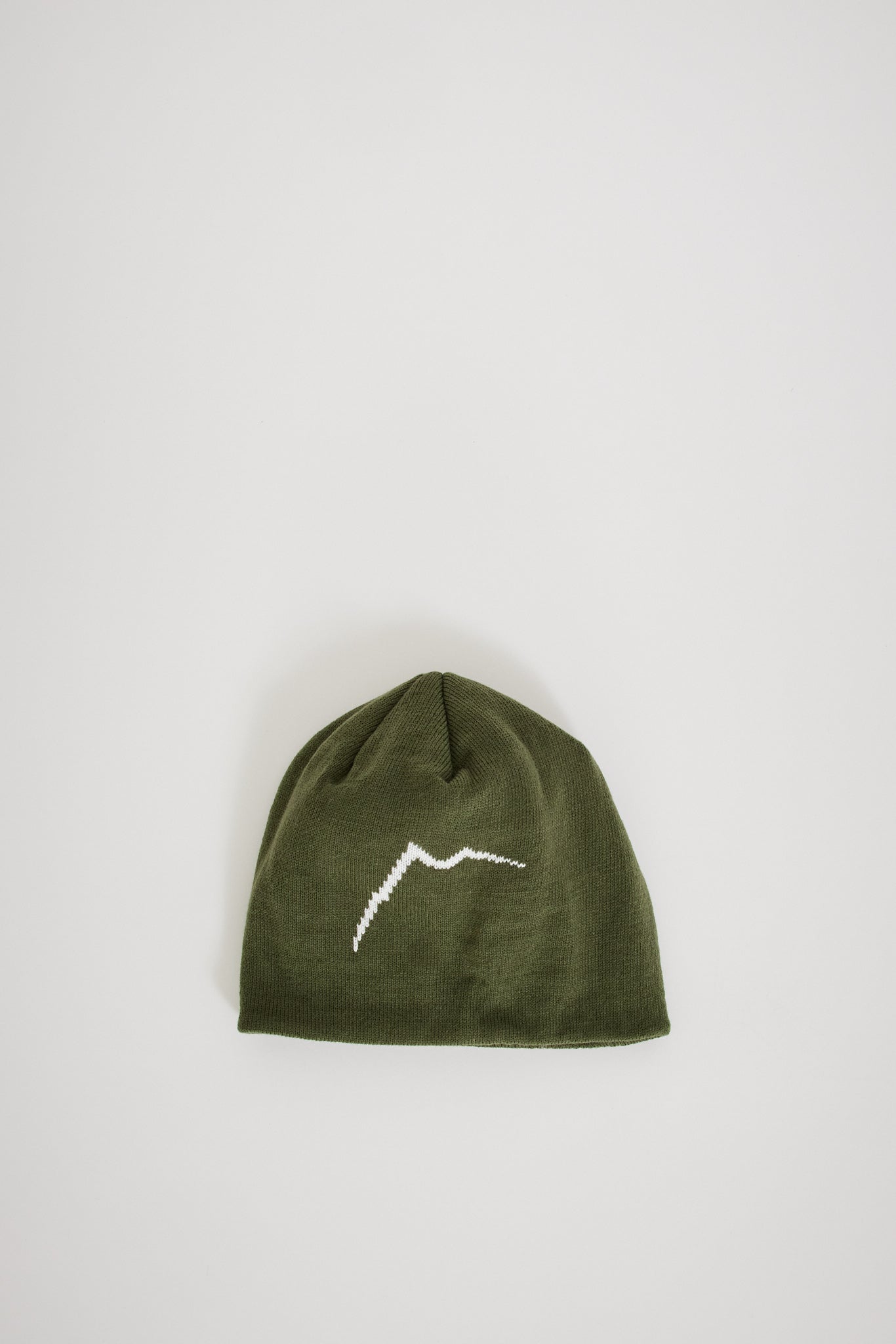 Cayl | Logo Beanie Short Olive | Maplestore