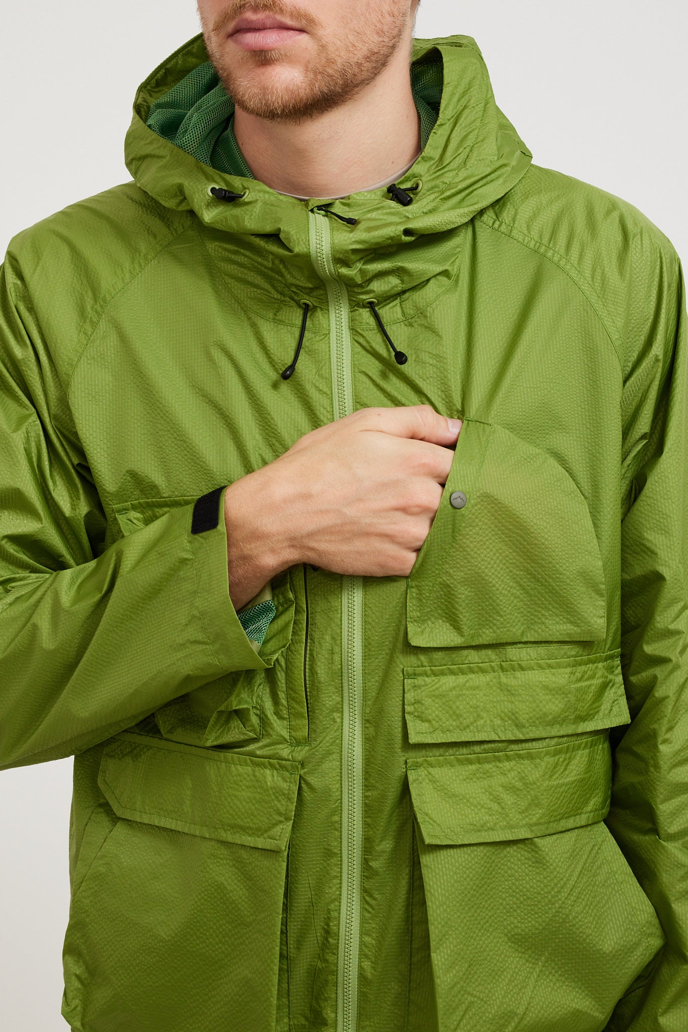 Cayl | Ripstop Nylon Mountain Parka Green | Maplestore