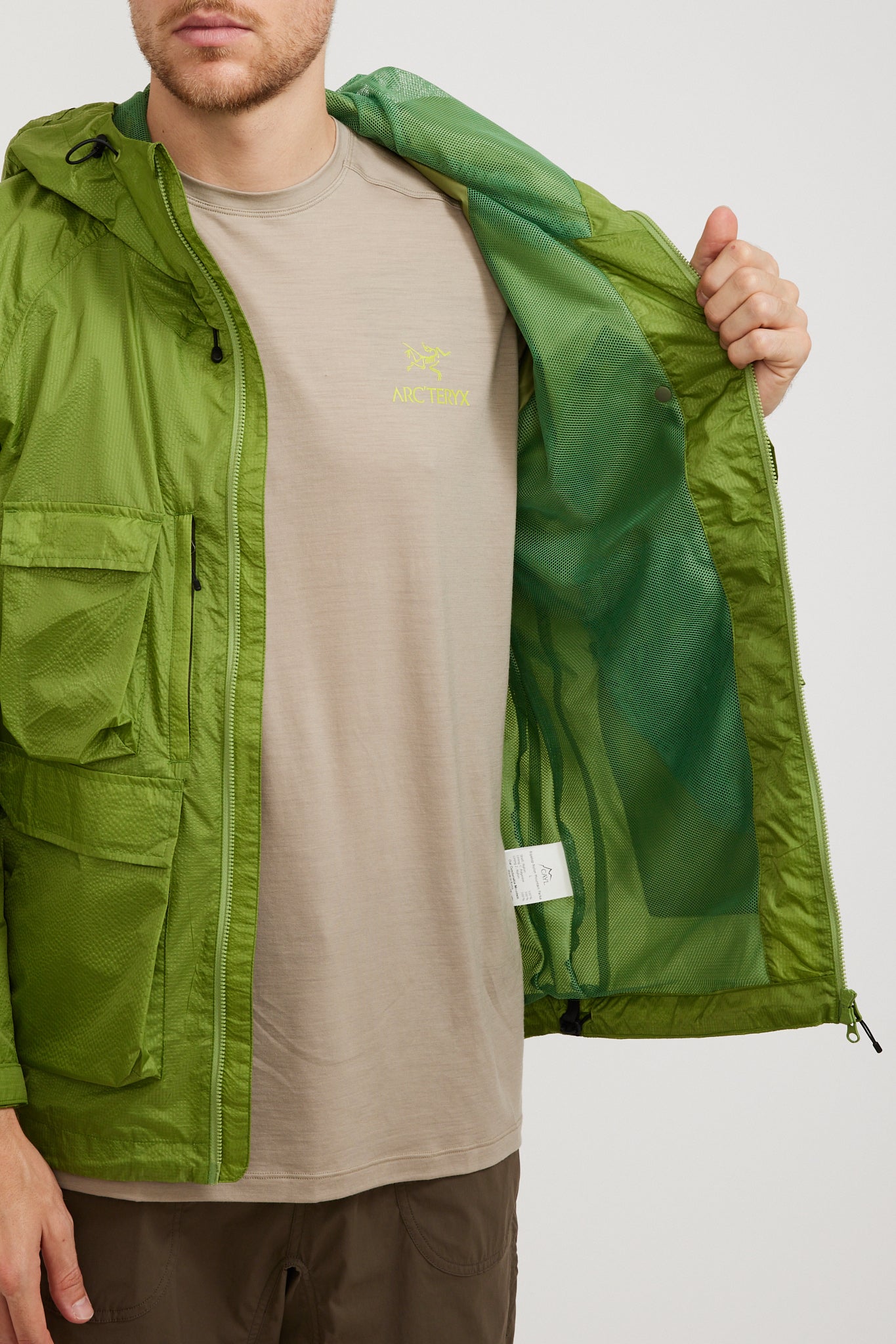 Cayl | Ripstop Nylon Mountain Parka Green | Maplestore