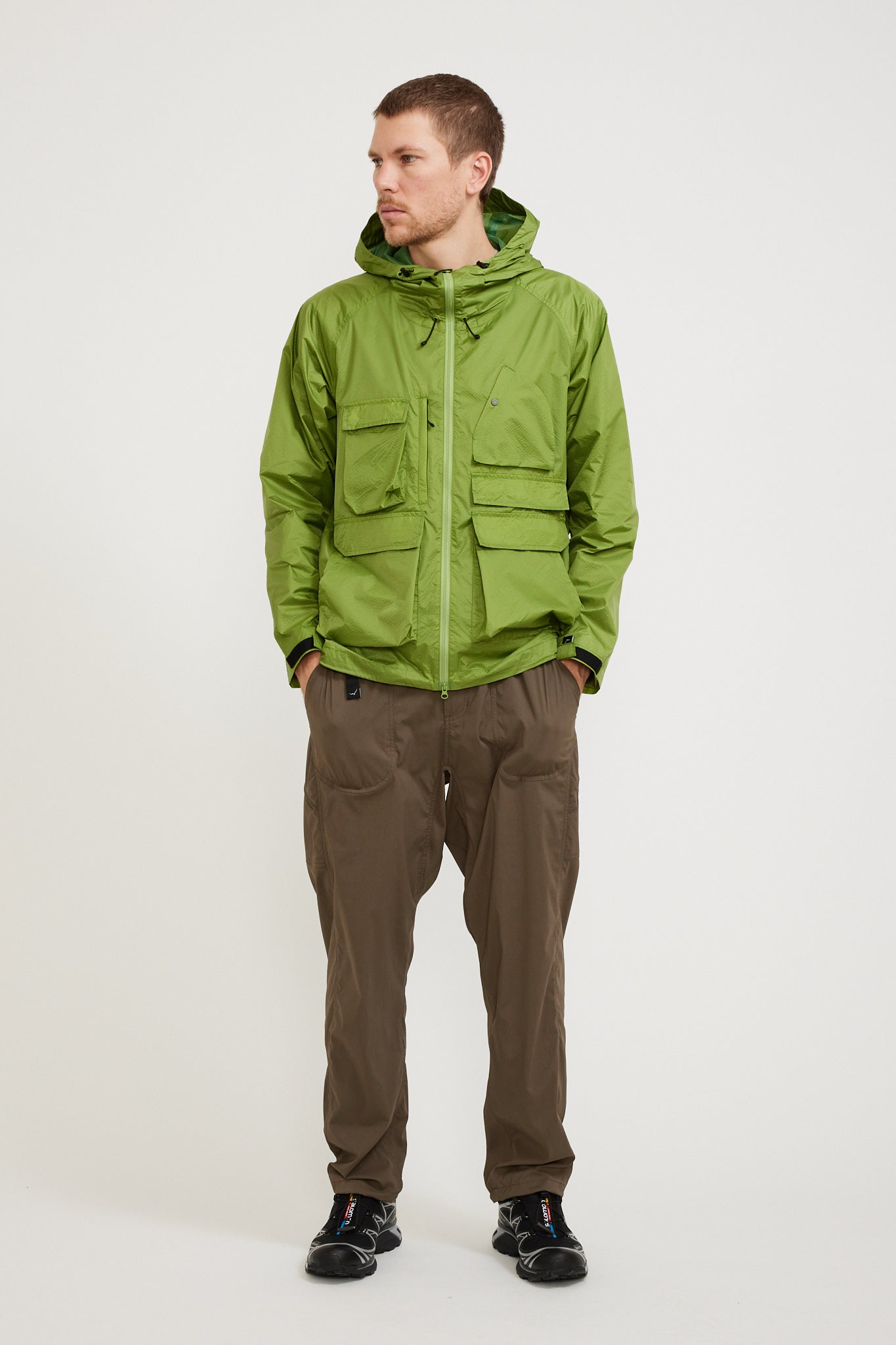 Cayl | Ripstop Nylon Mountain Parka Green | Maplestore