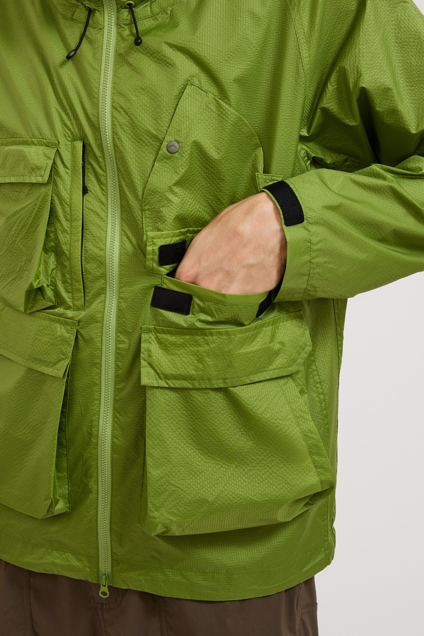 Cayl | Ripstop Nylon Mountain Parka Green | Maplestore