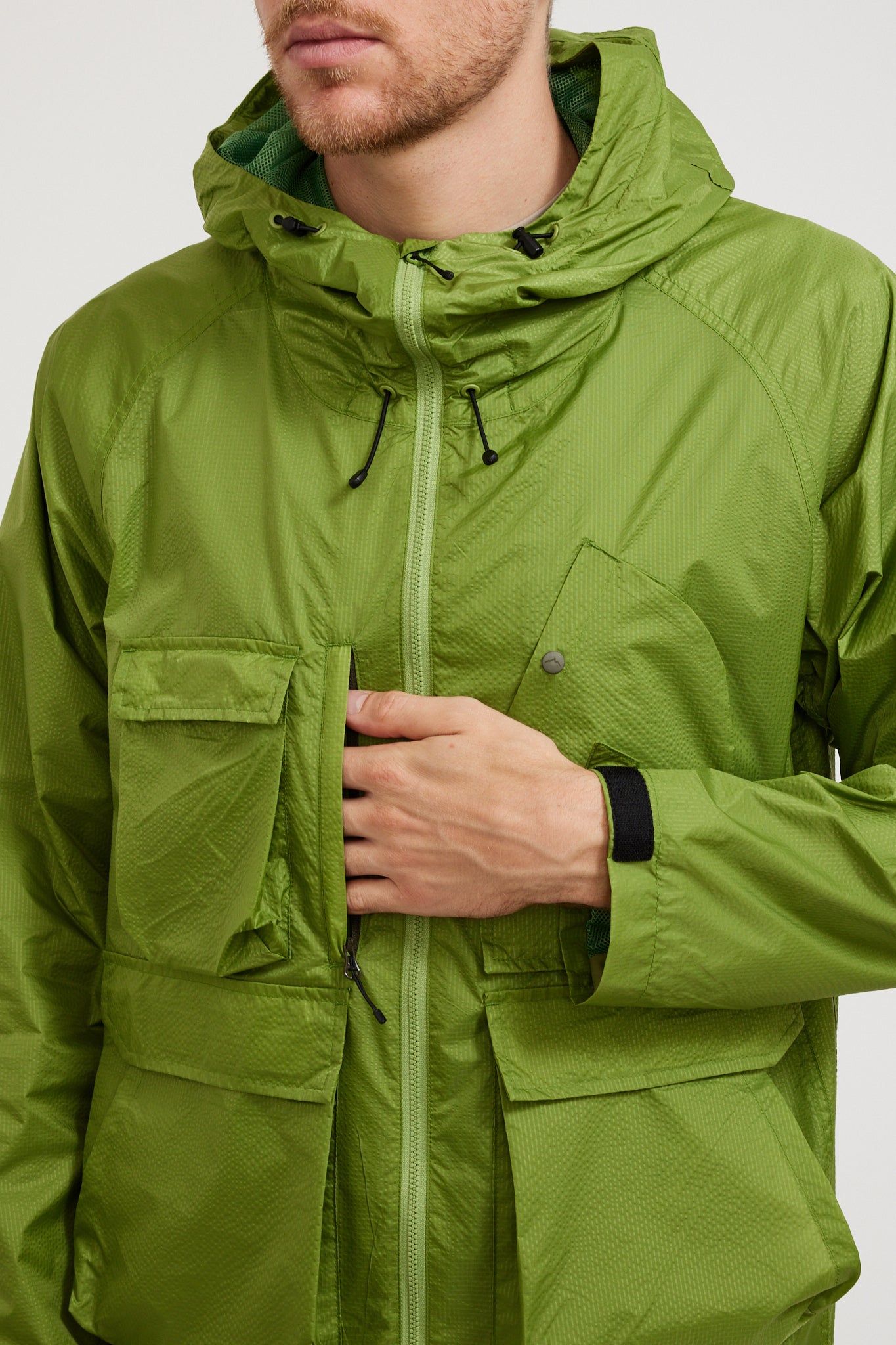 Cayl | Ripstop Nylon Mountain Parka Green | Maplestore