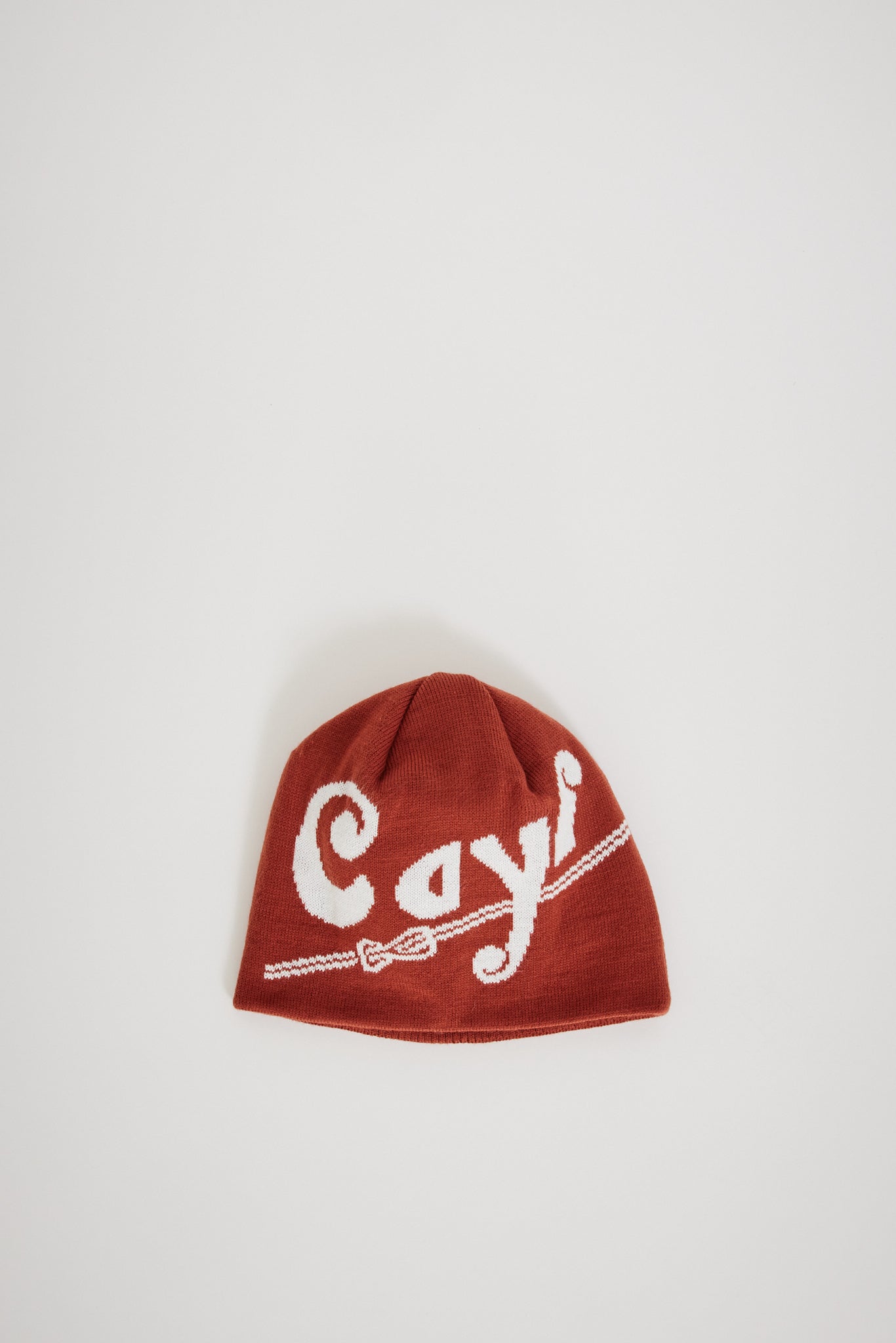 Cayl | Rope Beanie Short Dark Orange | Maplestore