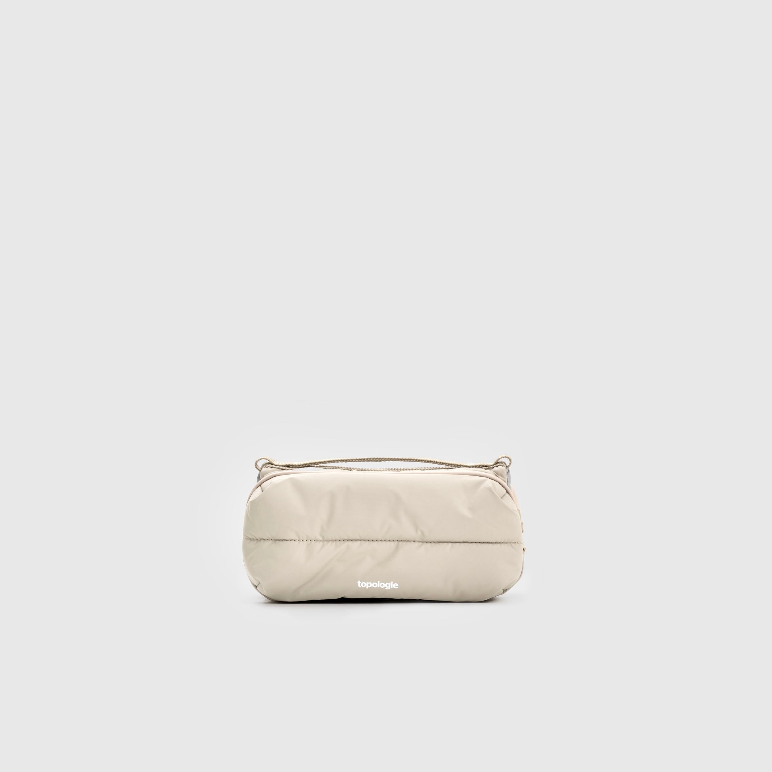 Bottle Sacoche Medium Taupe Puffer