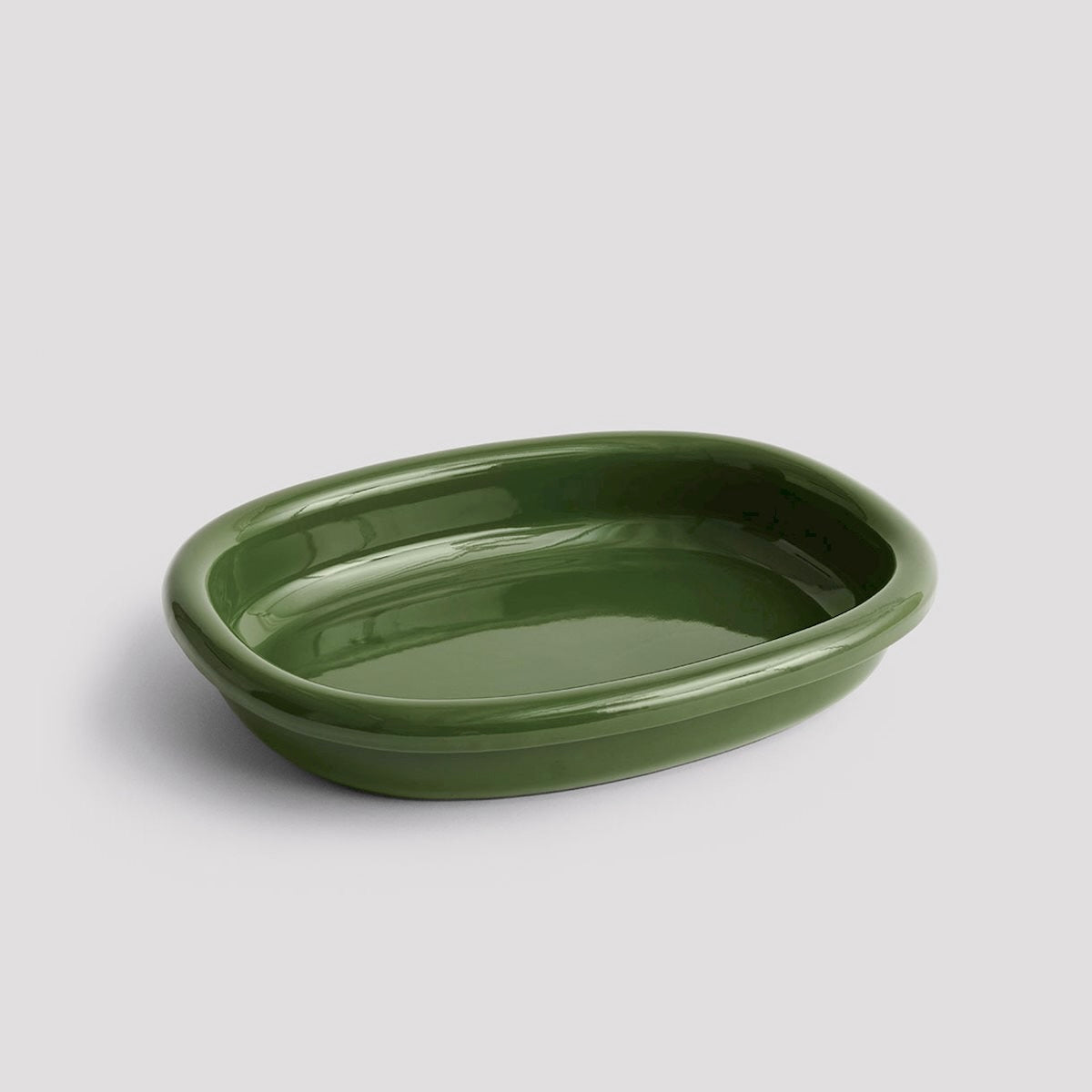 Barro Oval Dish Large Green