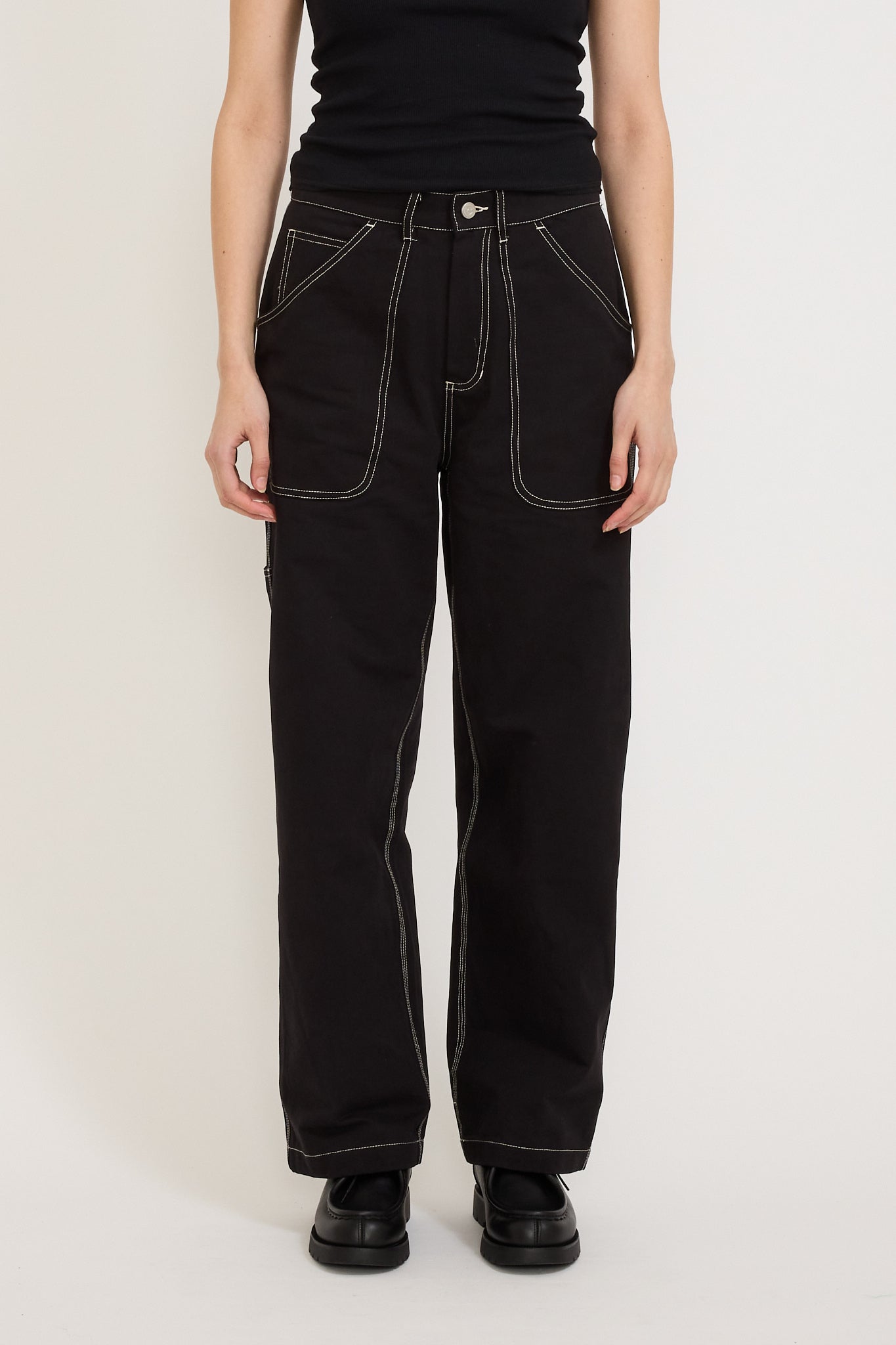 Atelier Pants Black Womens