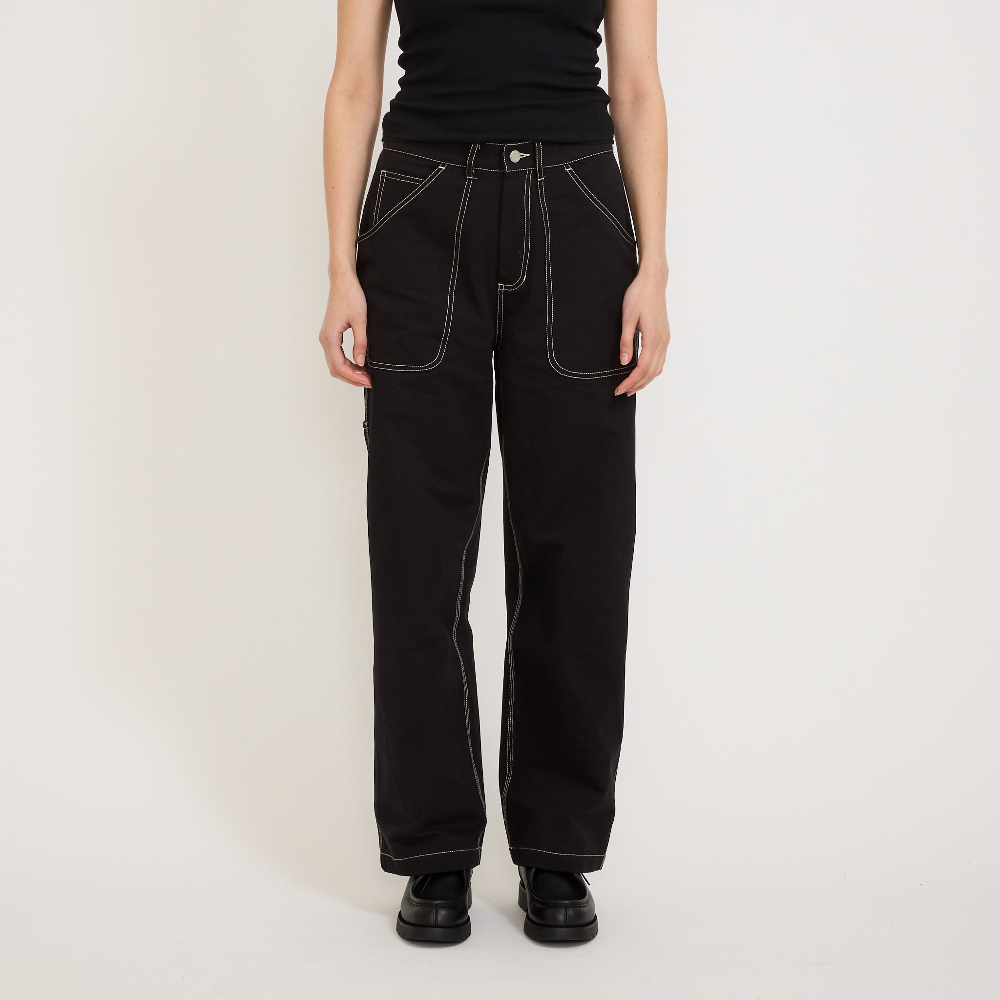 Atelier Pants Black Womens