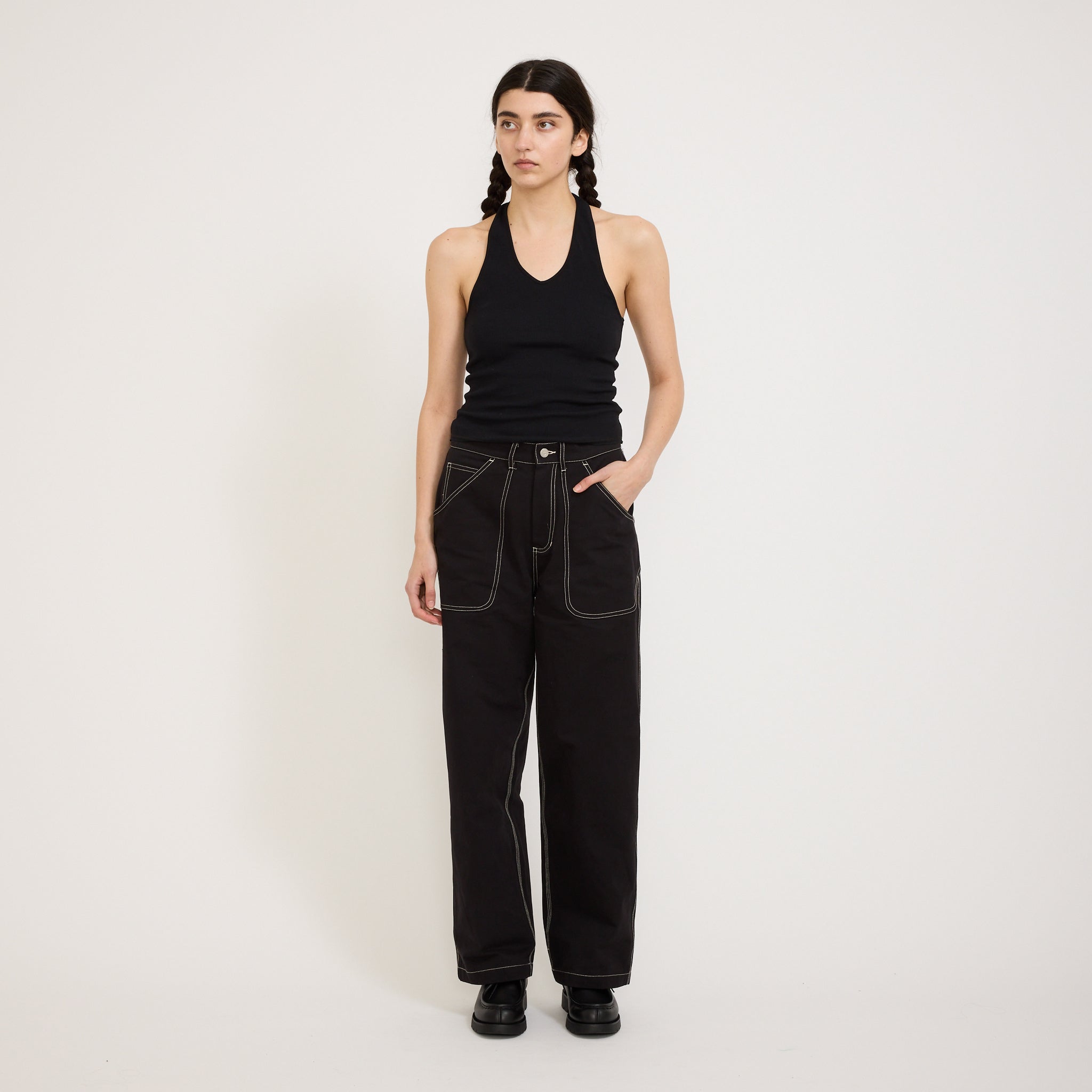 Atelier Pants Black Womens
