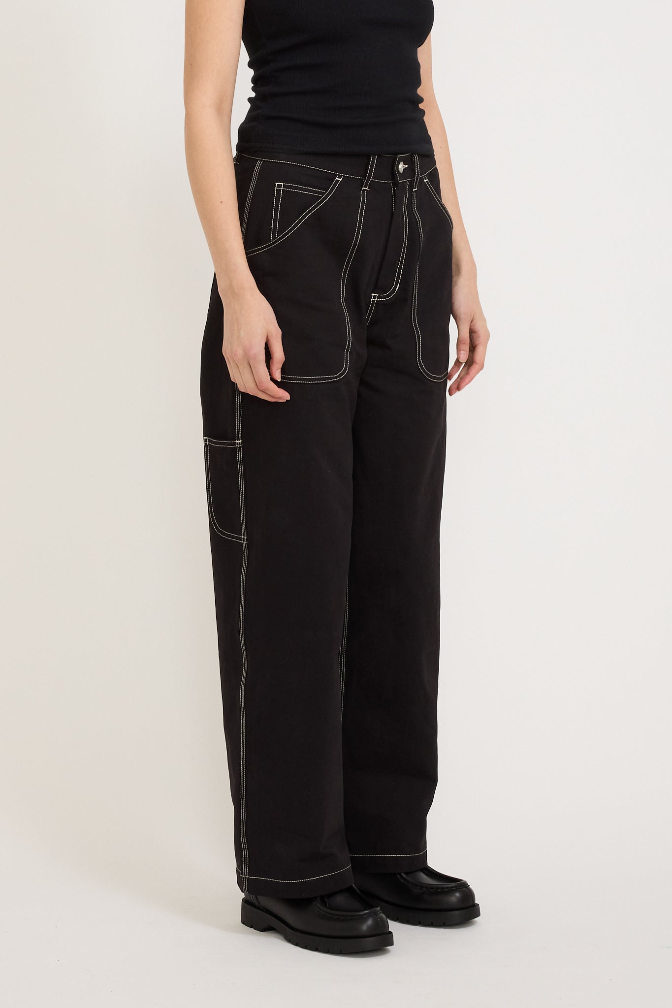 Atelier Pants Black Womens