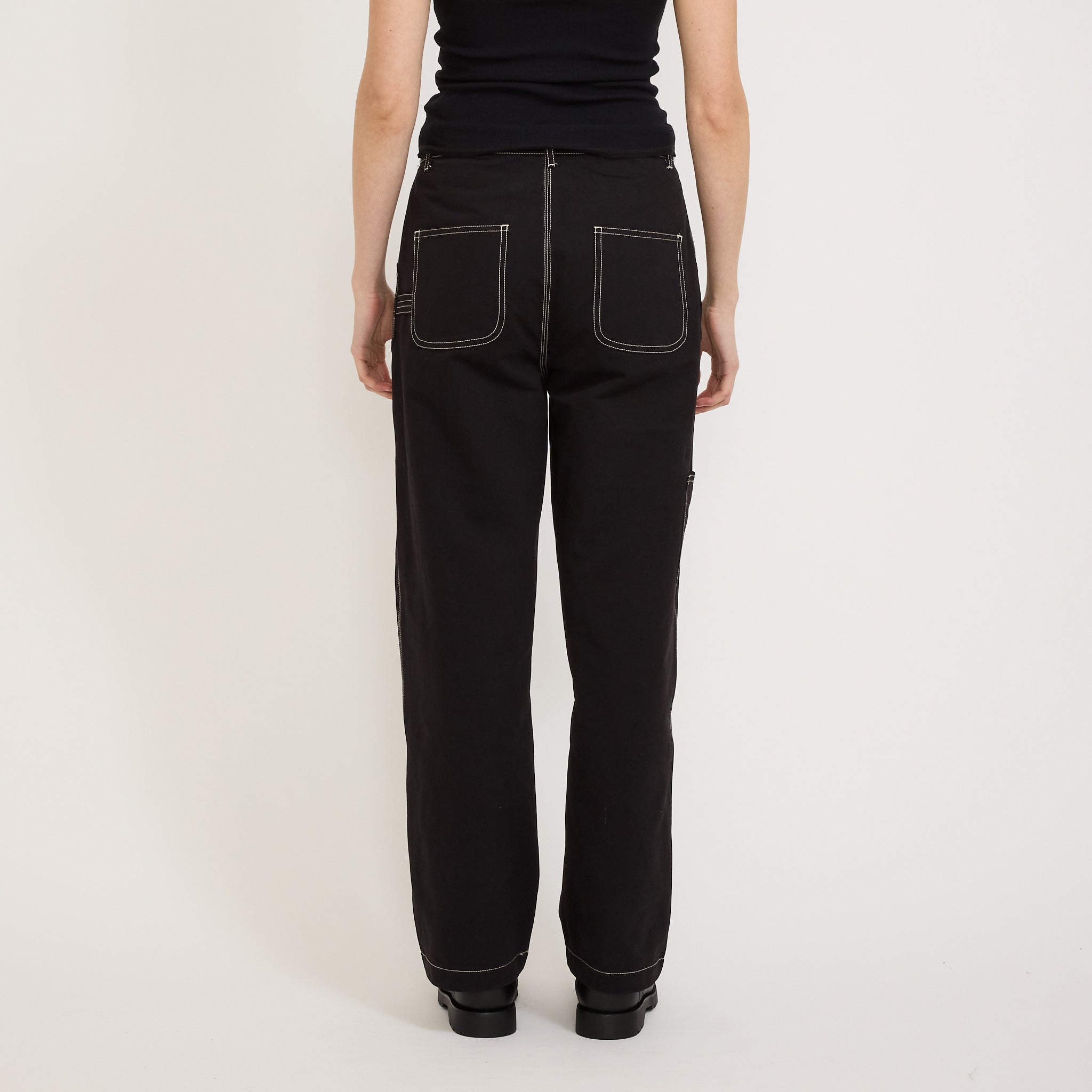 Checks | Atelier Pants Black Womens | Maplestore