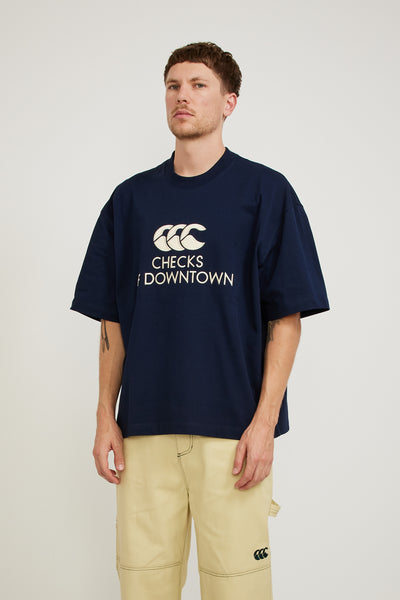 Checks | Checks x CCC Oversized T-Shirt Navy | Maplestore