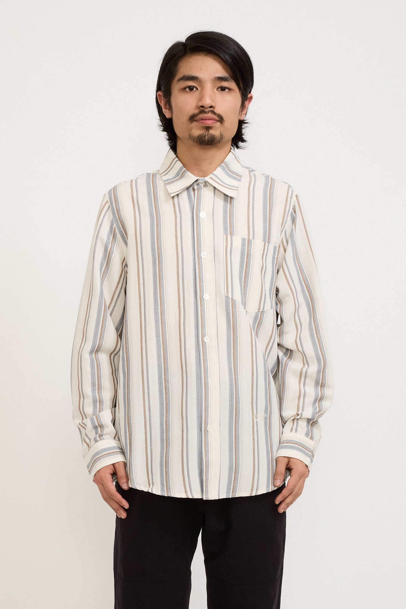 Generous Shirt LS Cedar Stripe