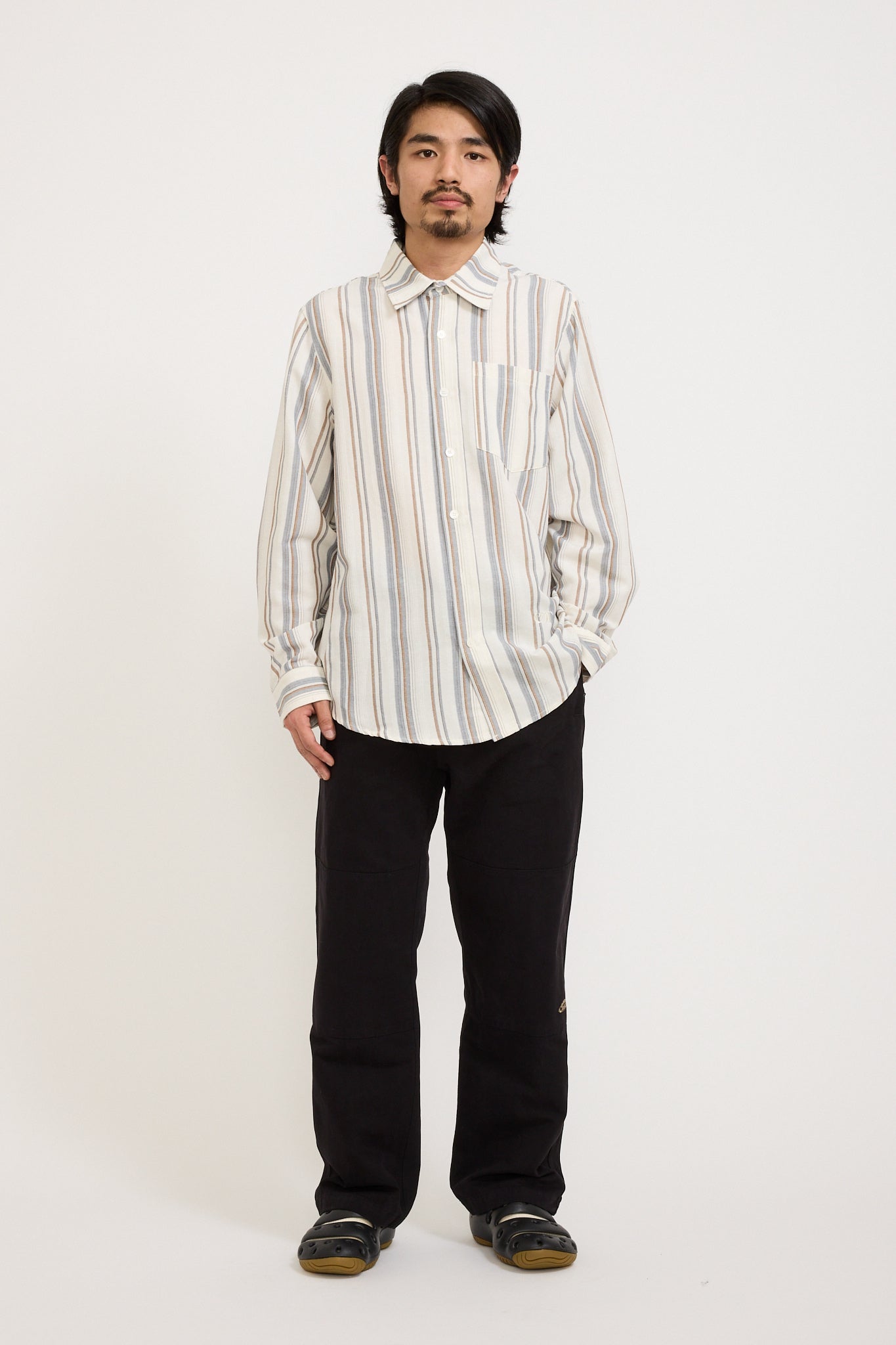 Generous Shirt LS Cedar Stripe