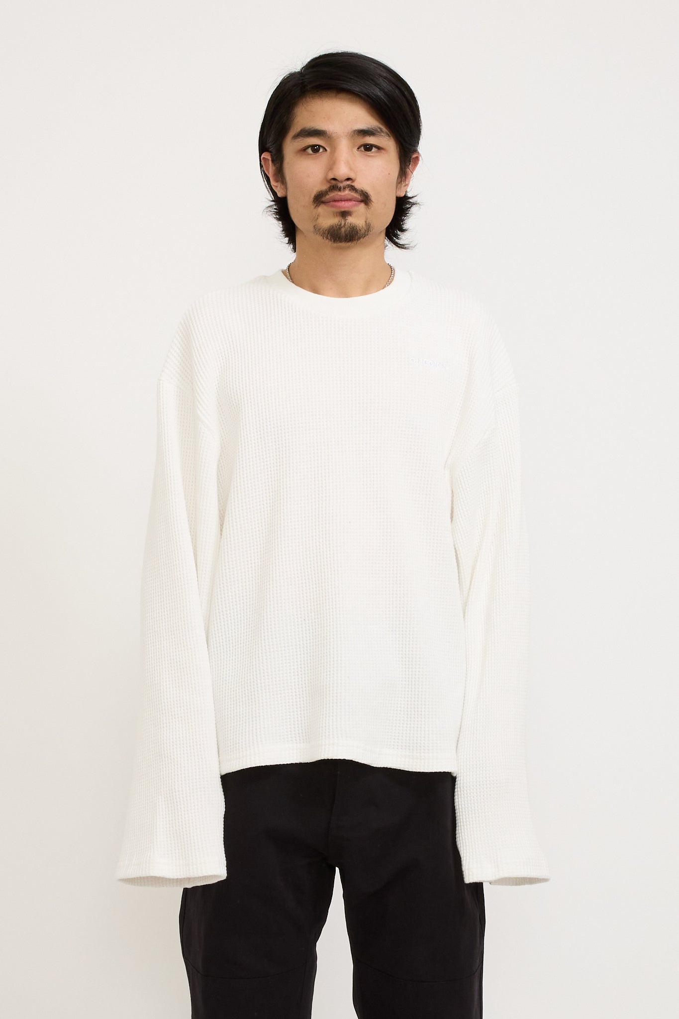 Idle waffle Top White