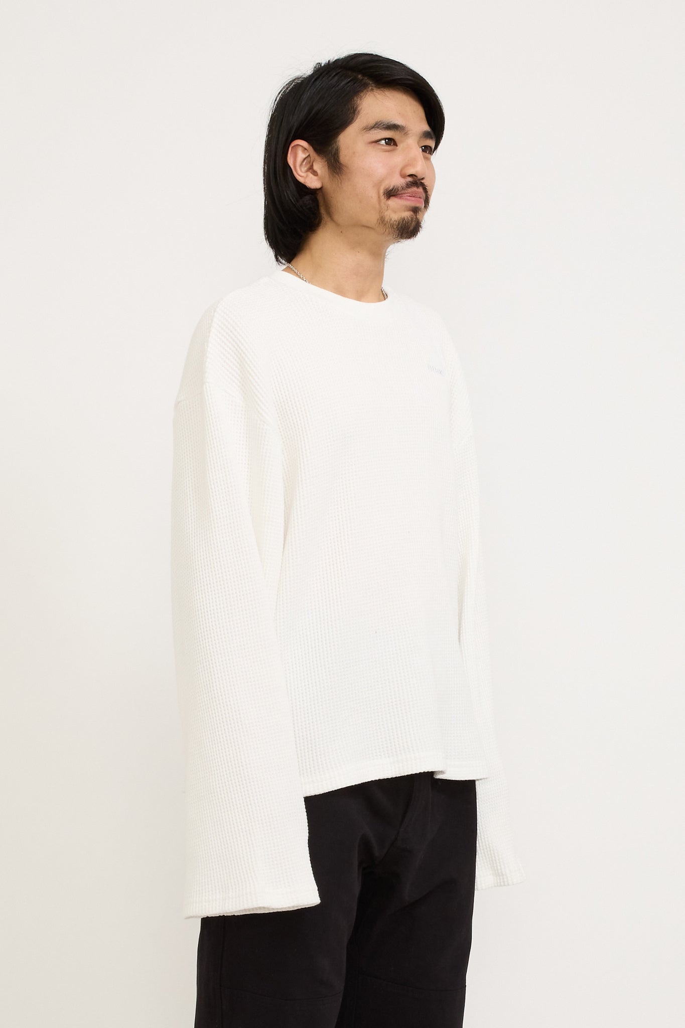 Idle waffle Top White