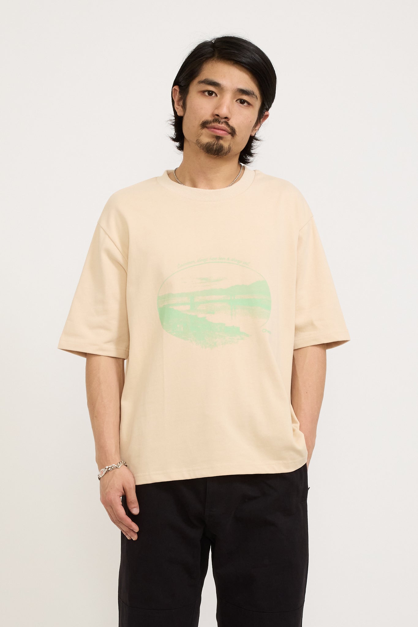 Pukaki T-Shirt Oatmeal