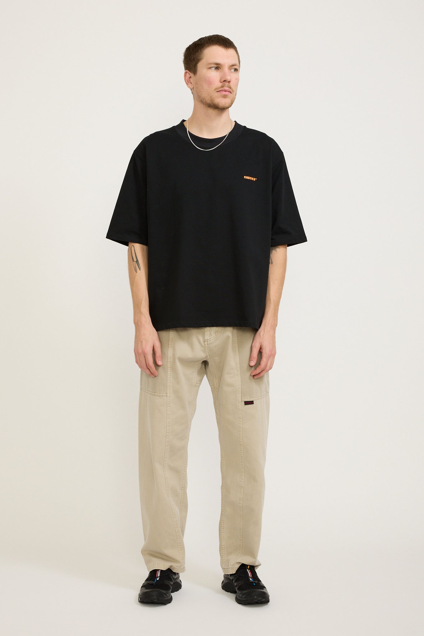 Checks | Wordmark T-Shirt Black | Maplestore