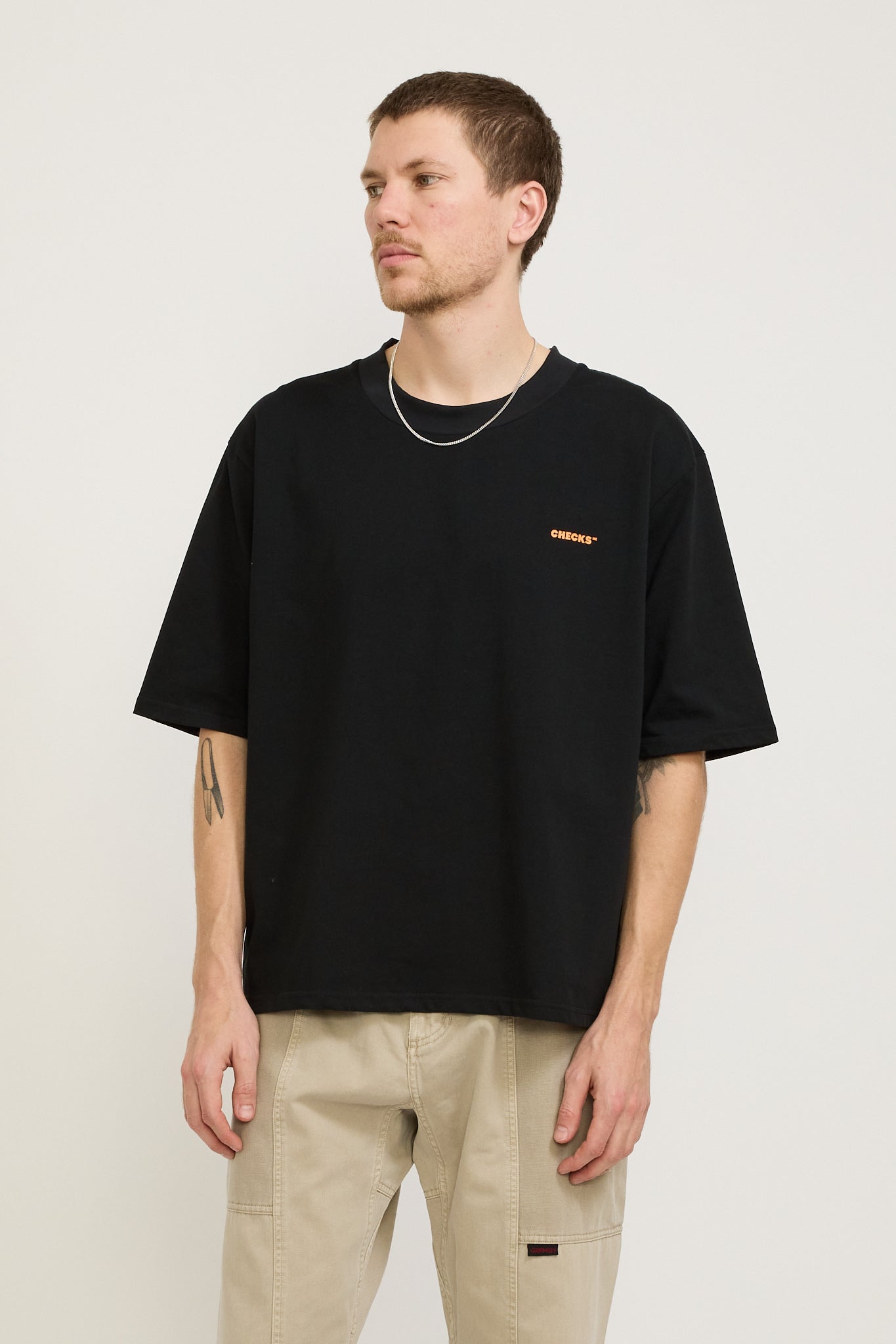 Checks | Wordmark T-Shirt Black | Maplestore